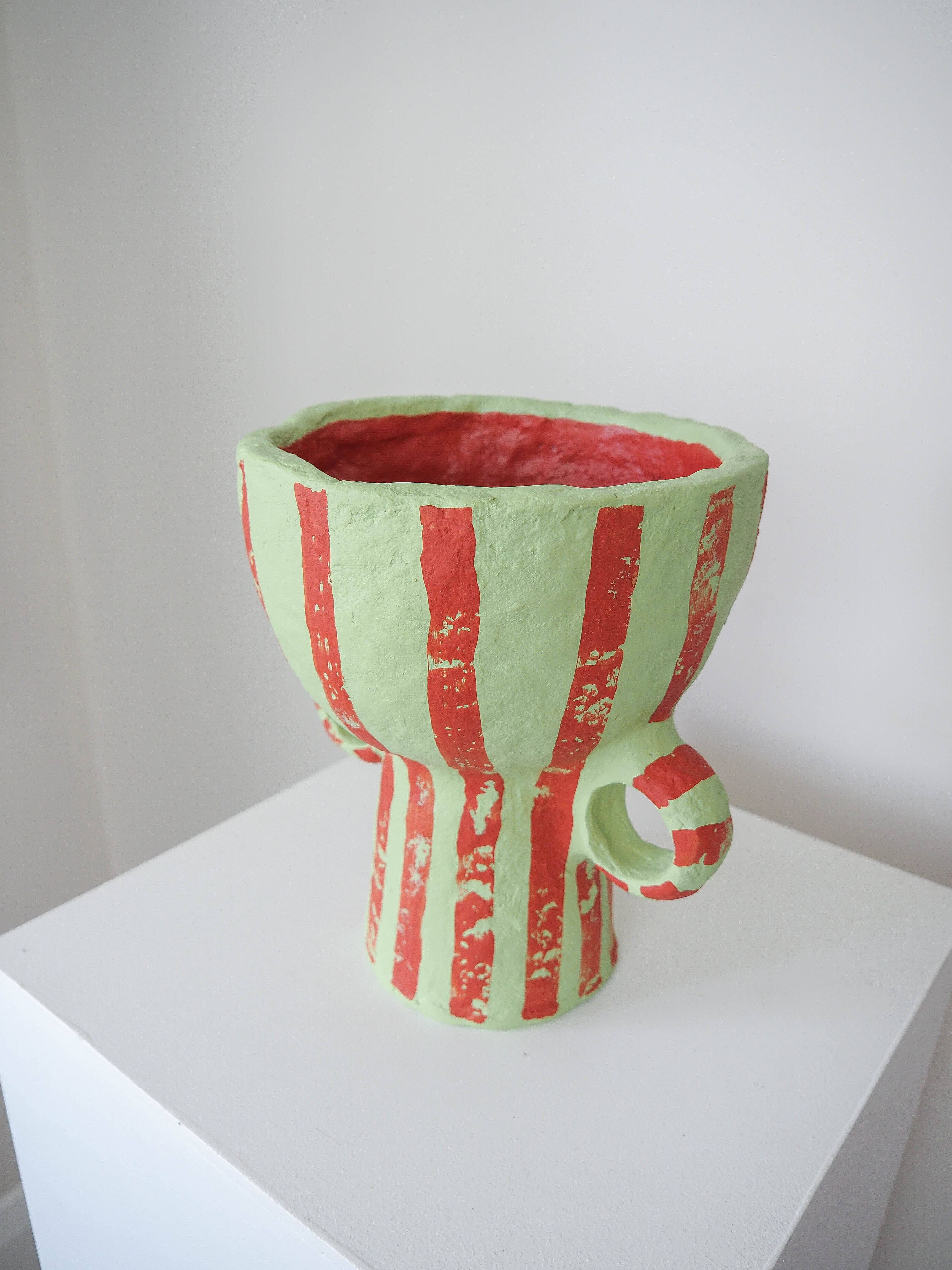 Hoop in Pistachio Stripe