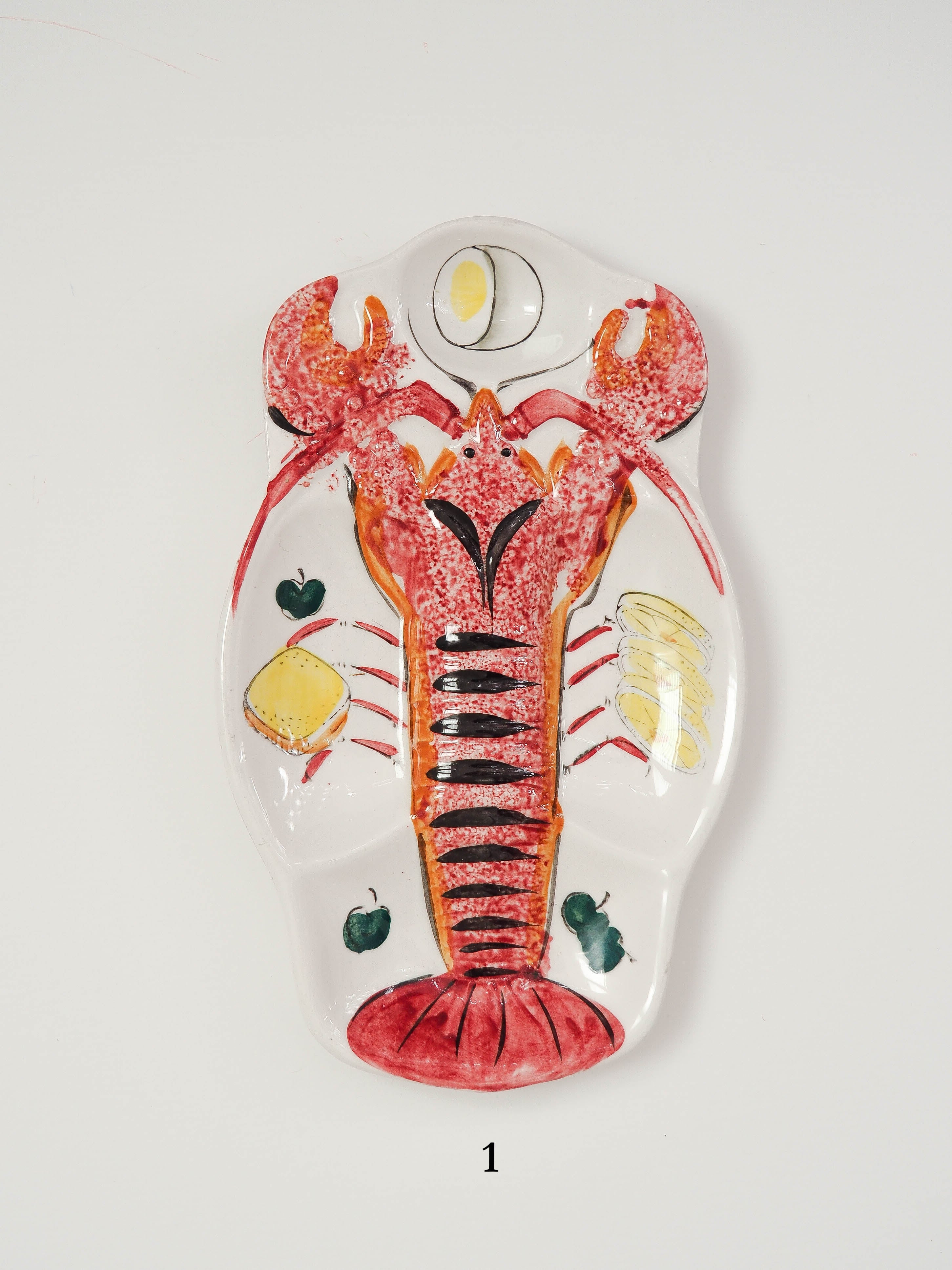 Japanese Ironstone Lobster Plate III