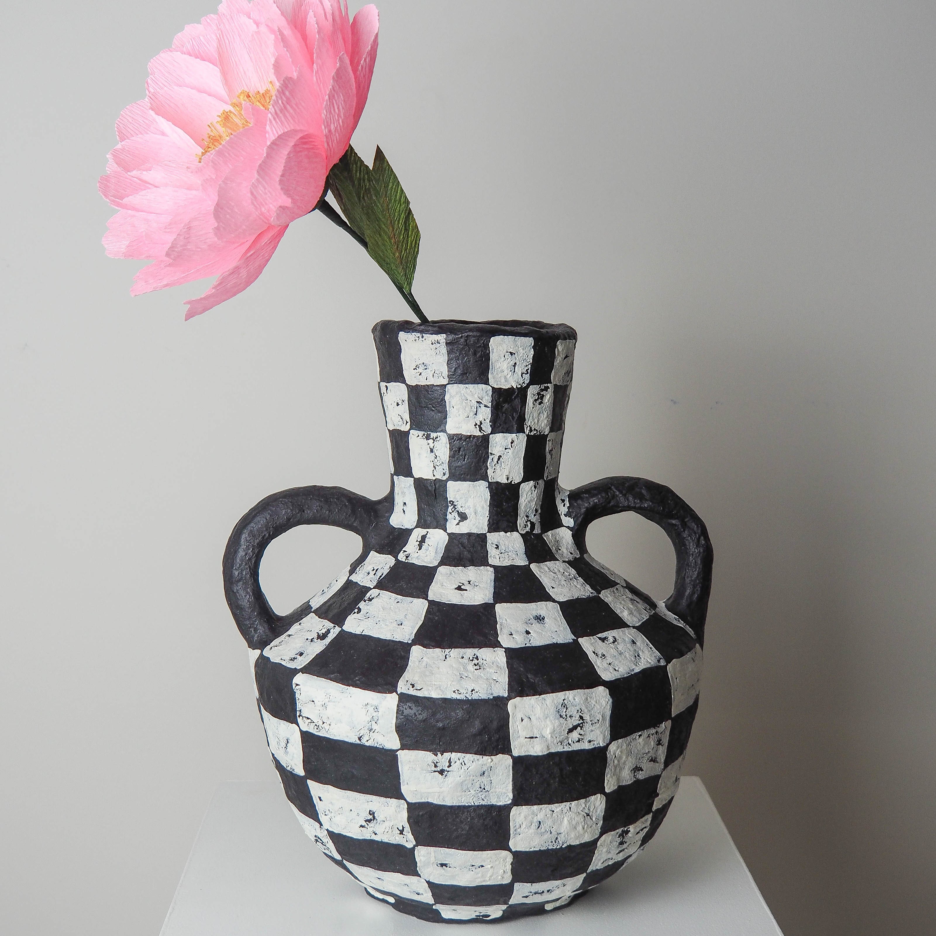 Crescent in Checkerboard