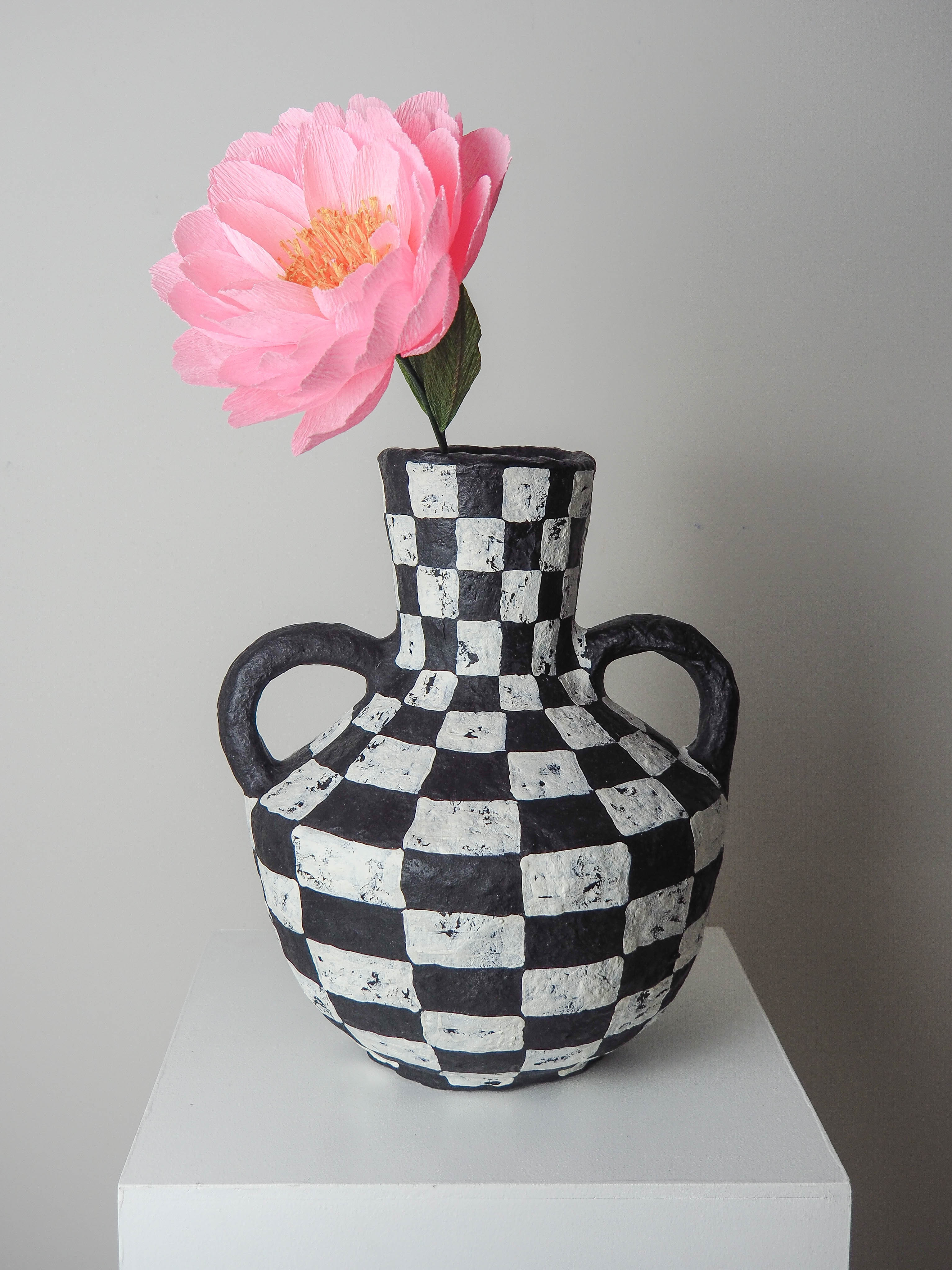 Crescent in Checkerboard