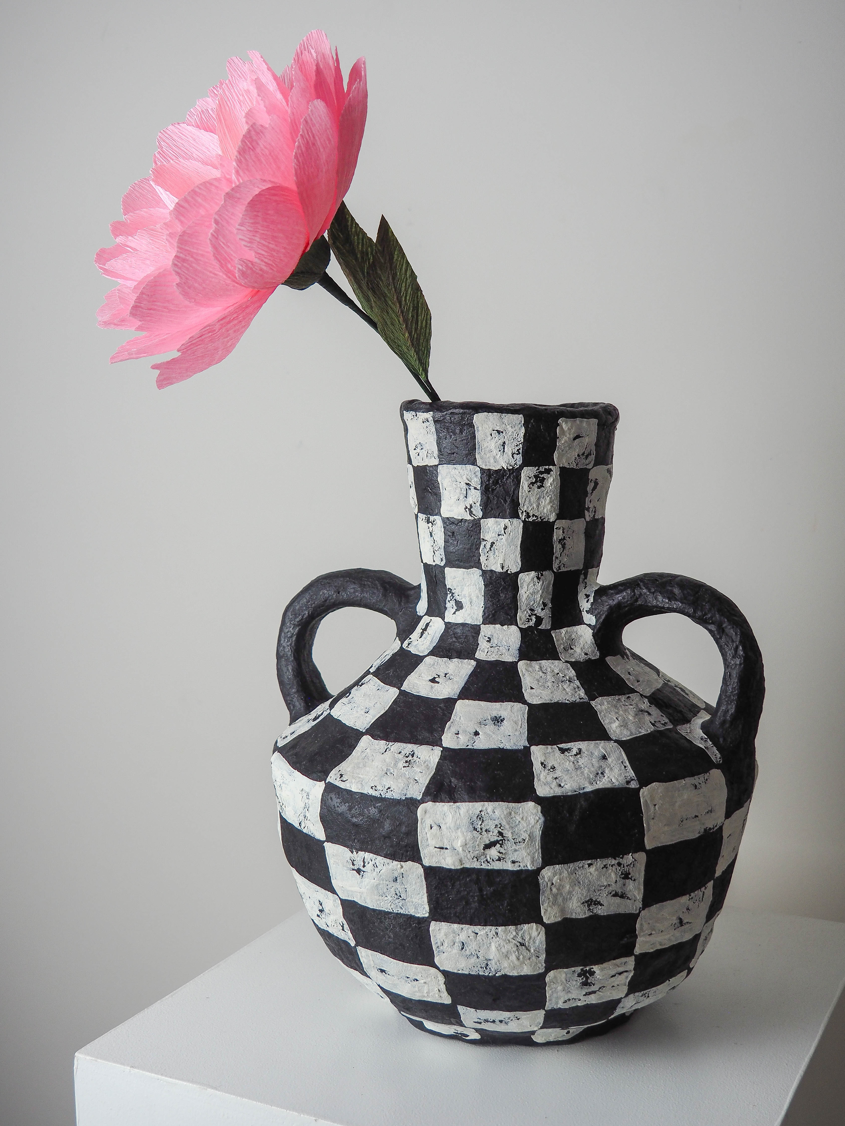 Crescent in Checkerboard