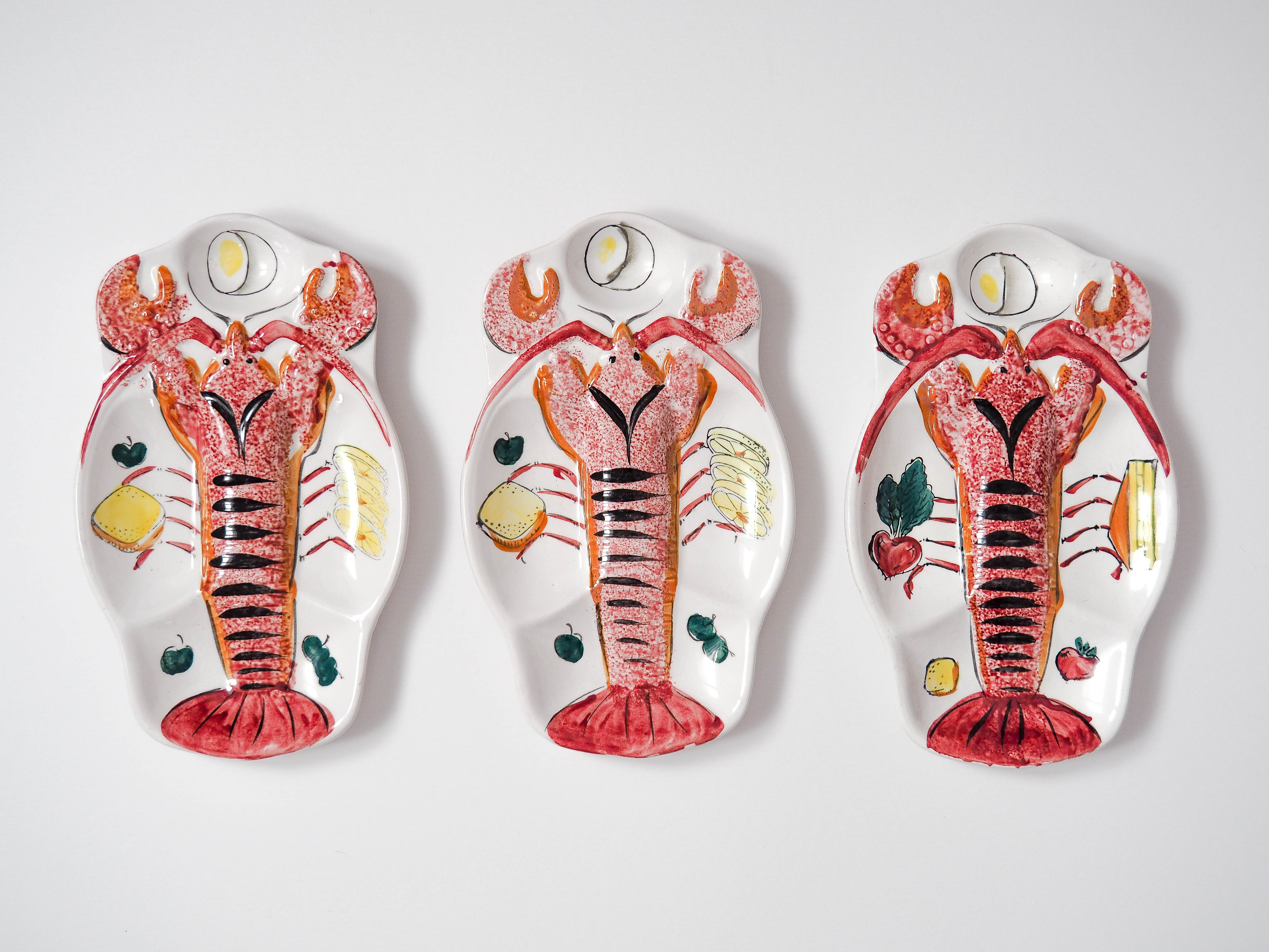 Japanese Ironstone Lobster Plate III