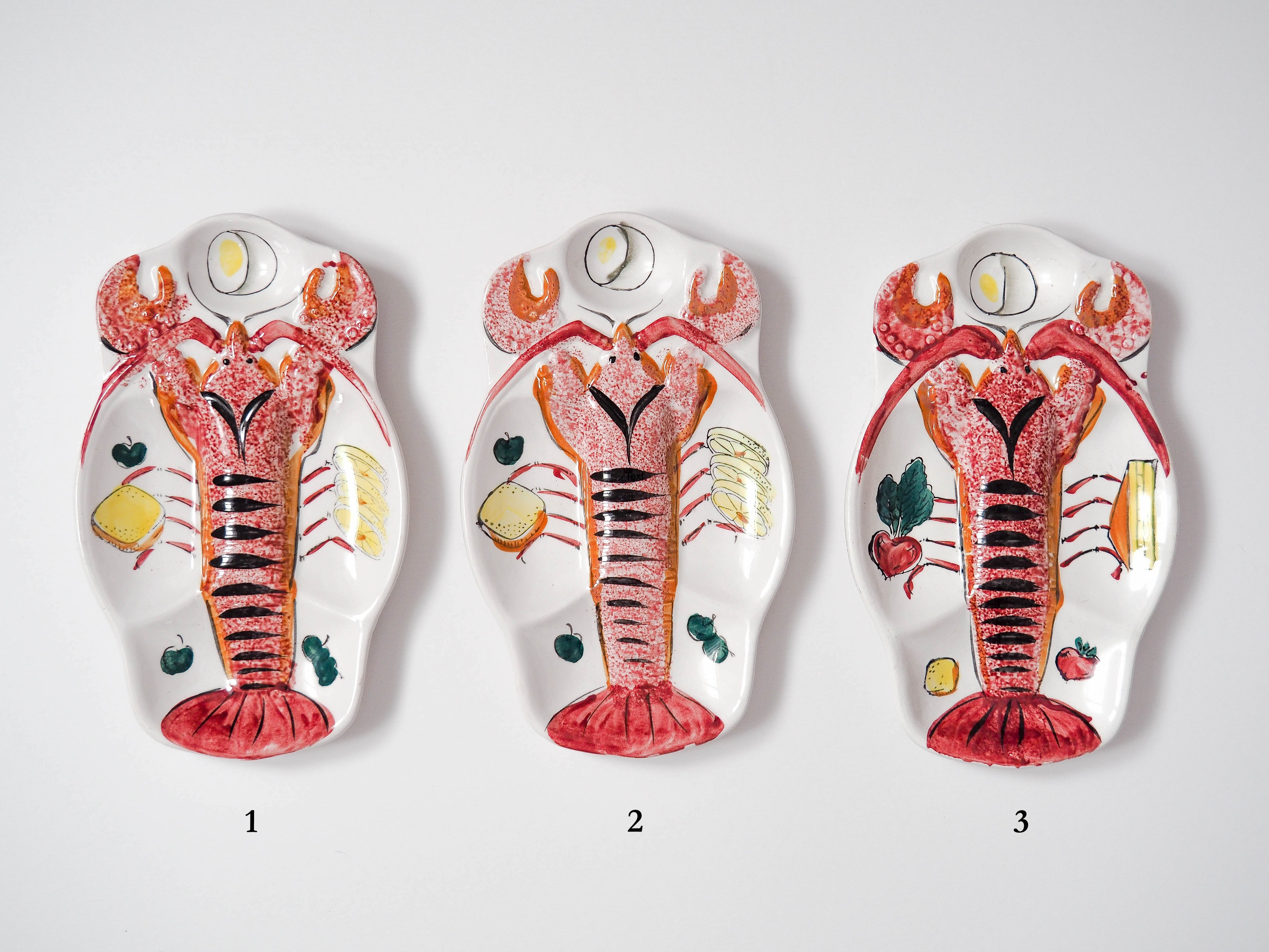 Japanese Ironstone Lobster Plate III