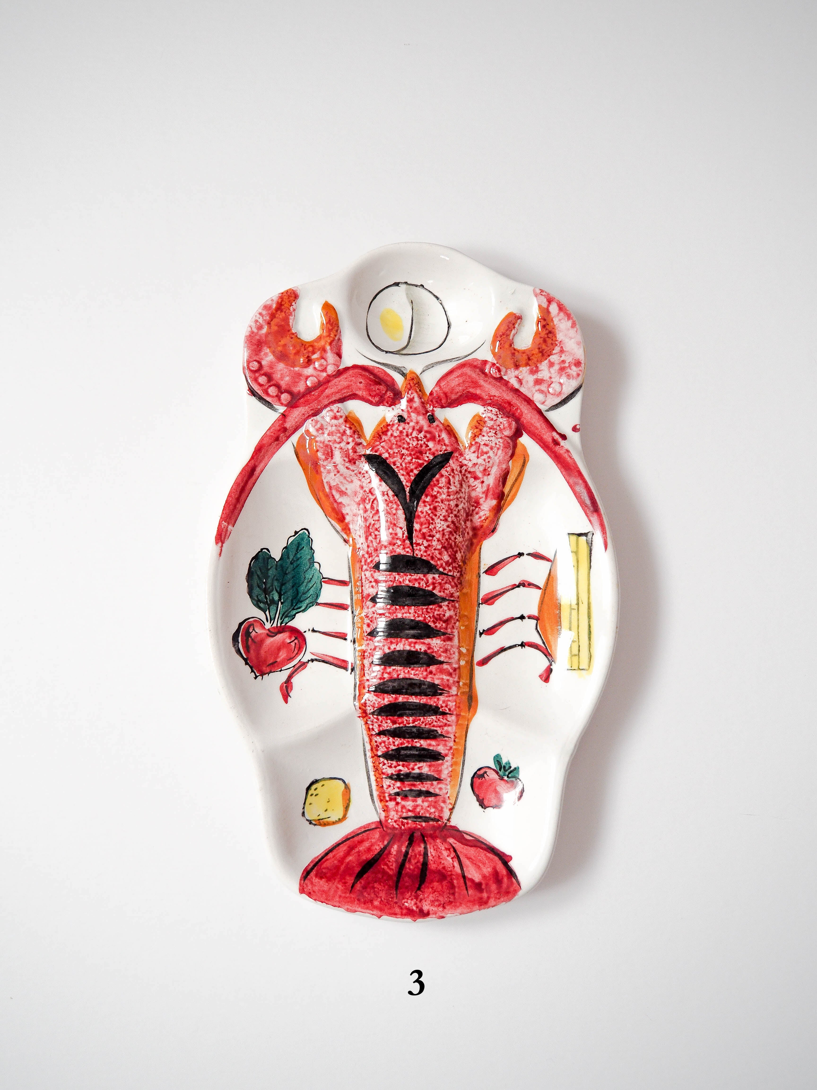 Japanese Ironstone Lobster Plate III