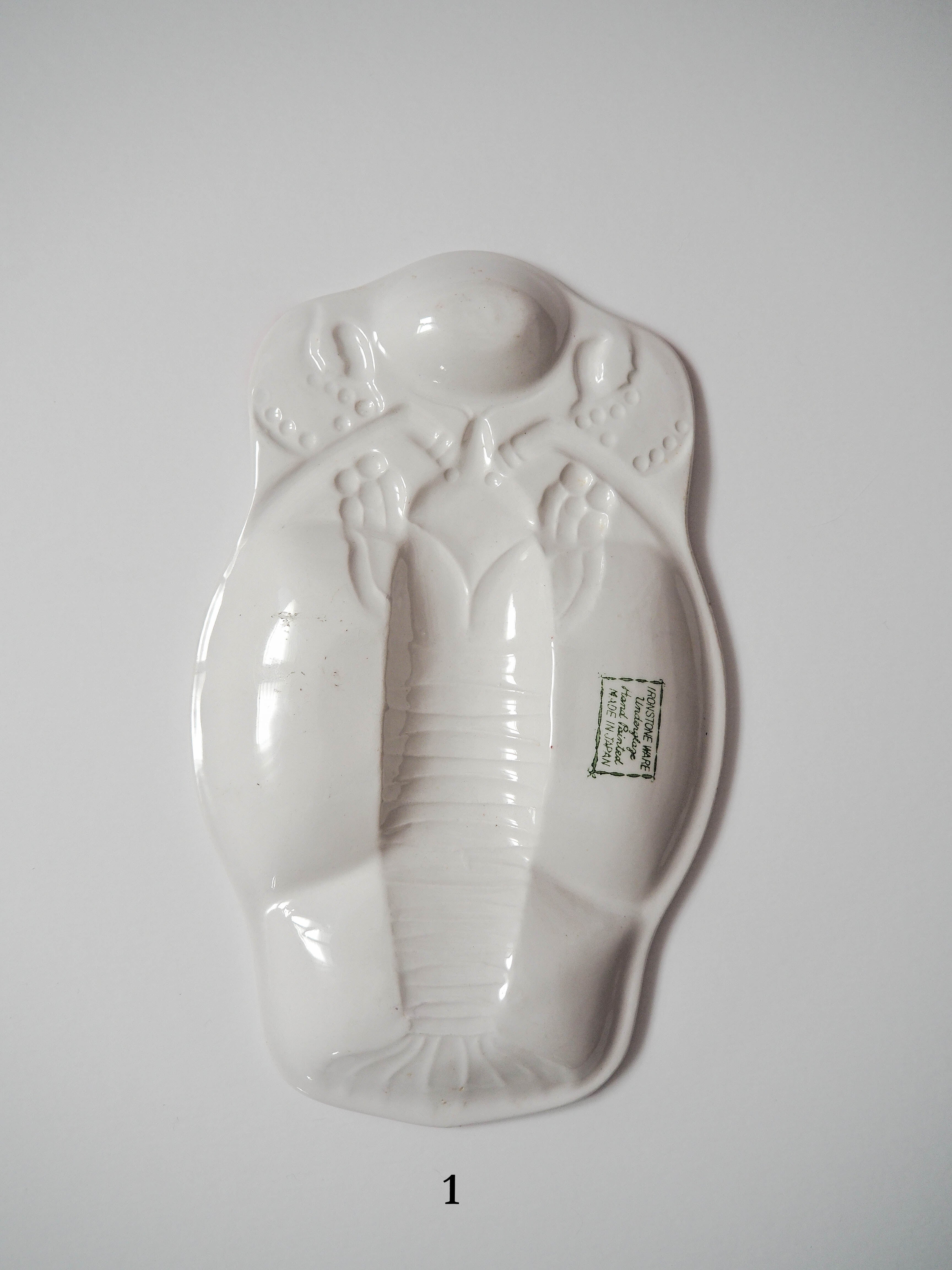 Japanese Ironstone Lobster Plate III