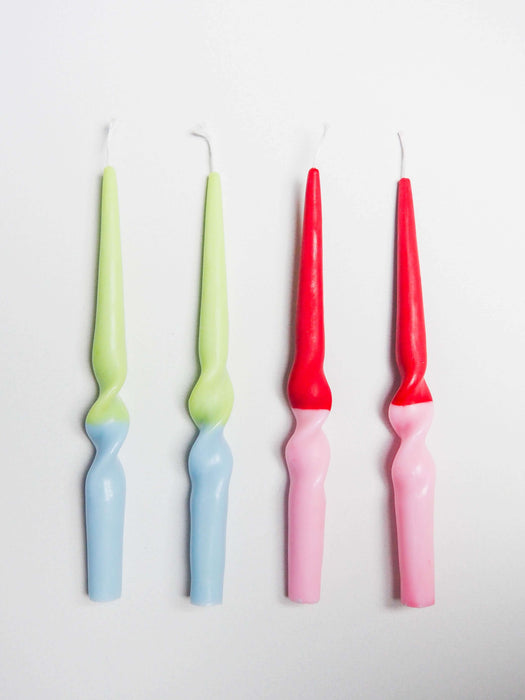 Mid-Twist Two-Tone Candle