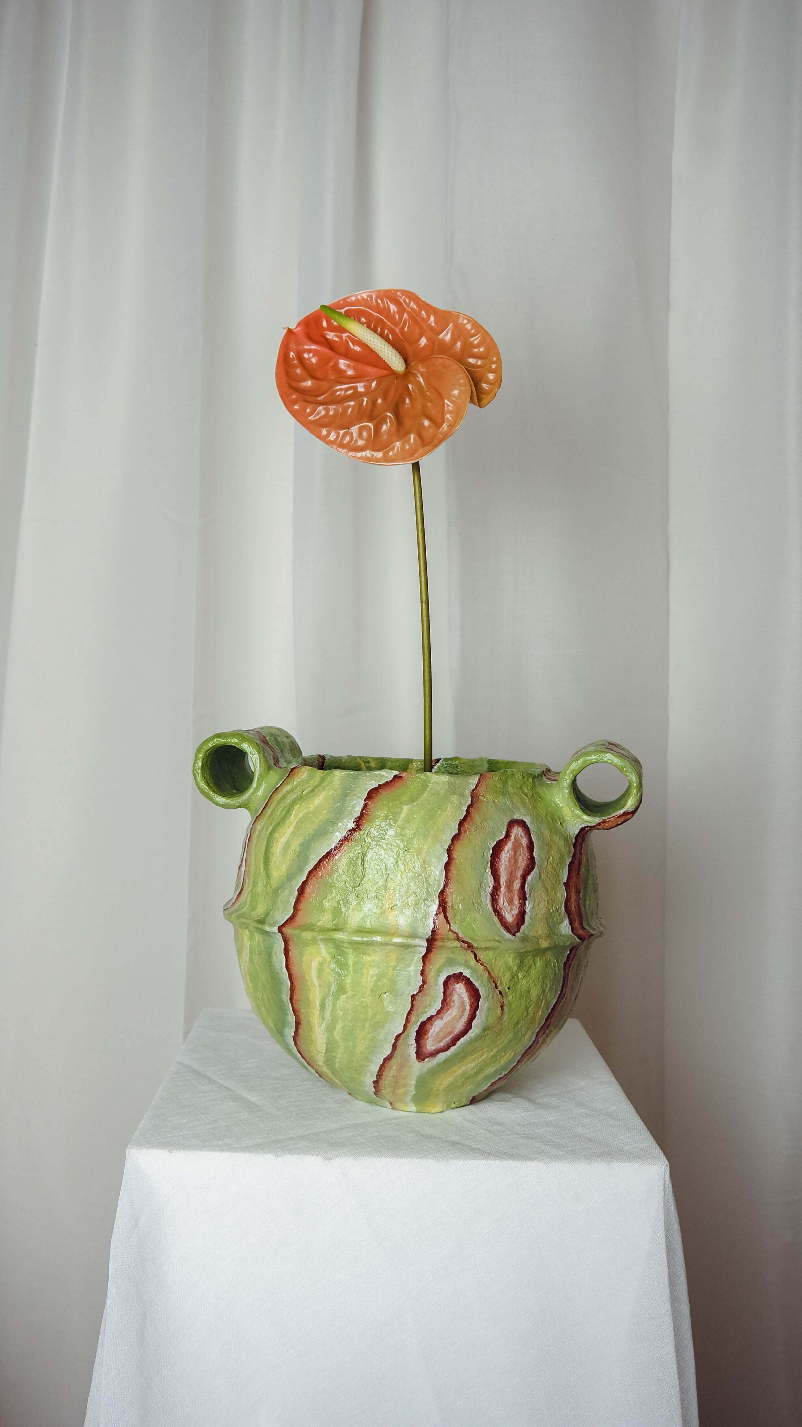 Stamnos in Green Onyx