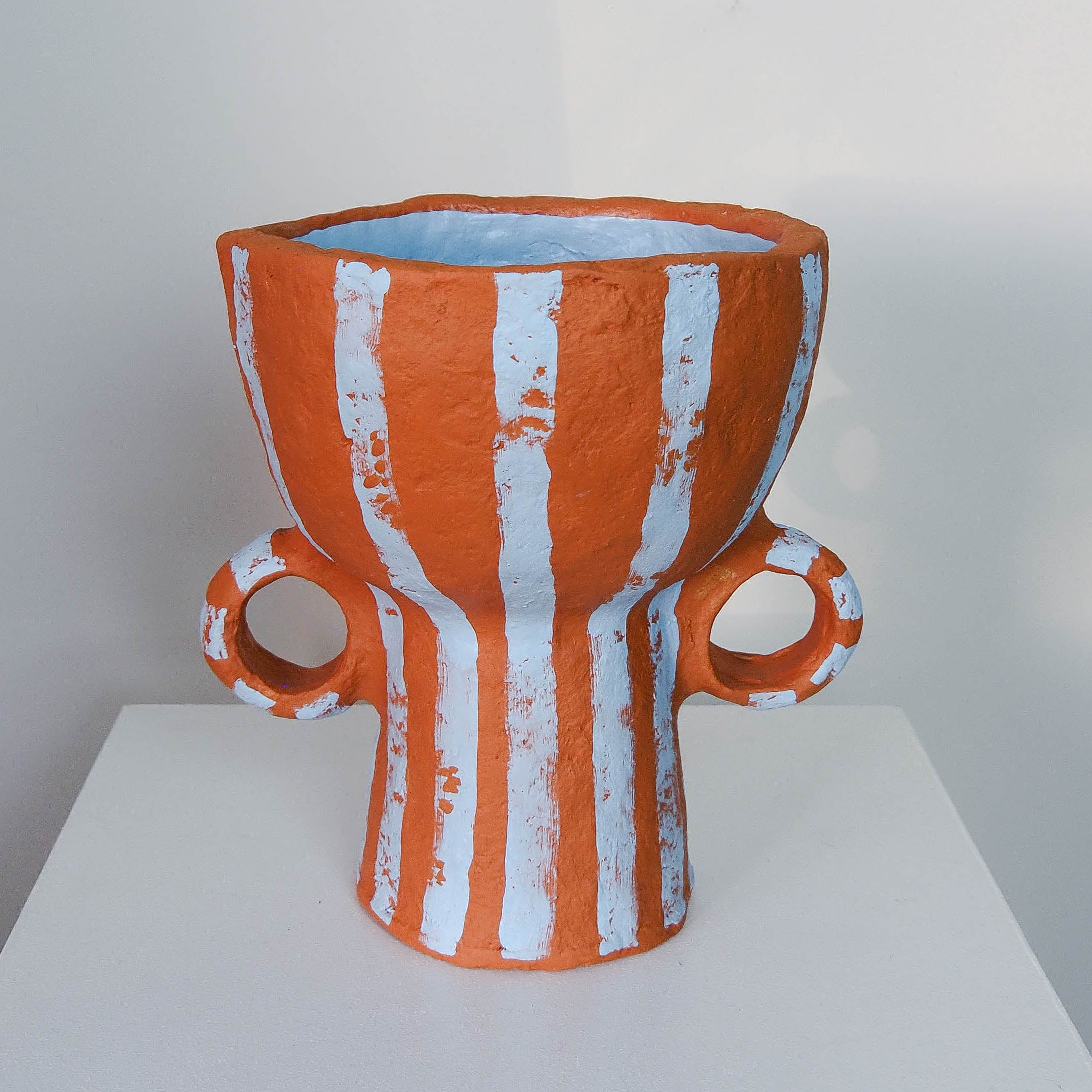 Hoop in Caramel Stripe