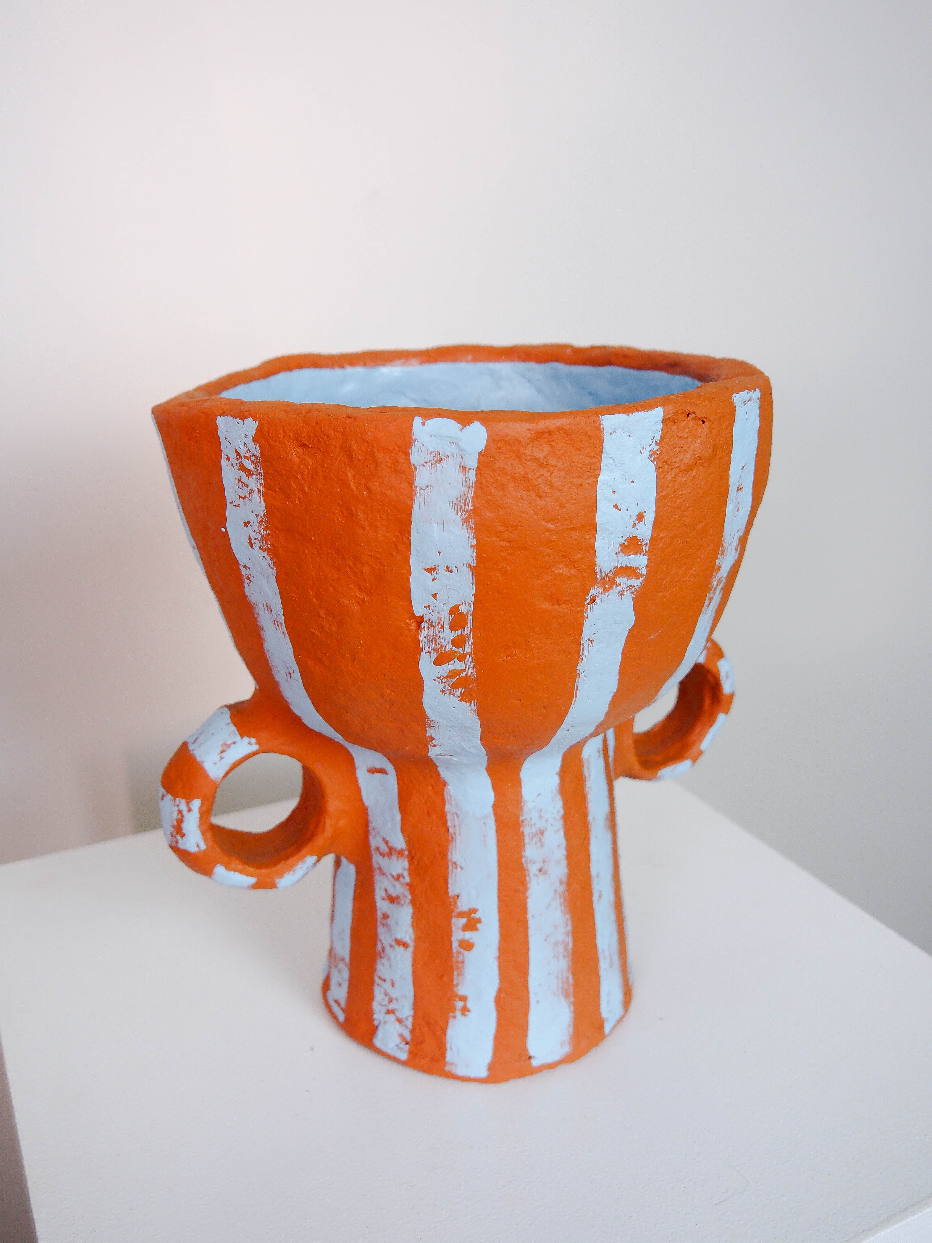 Hoop in Caramel Stripe