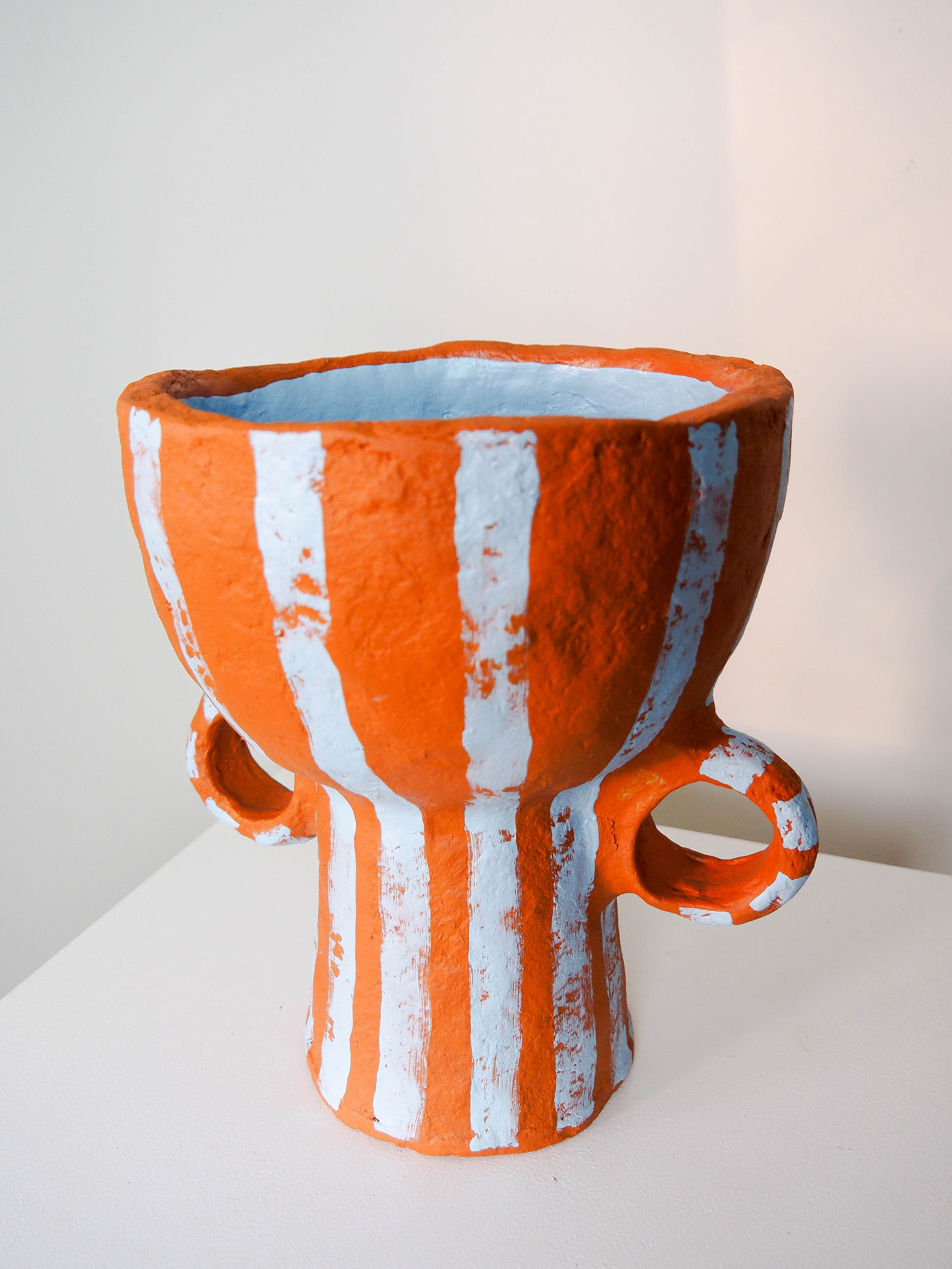 Hoop in Caramel Stripe