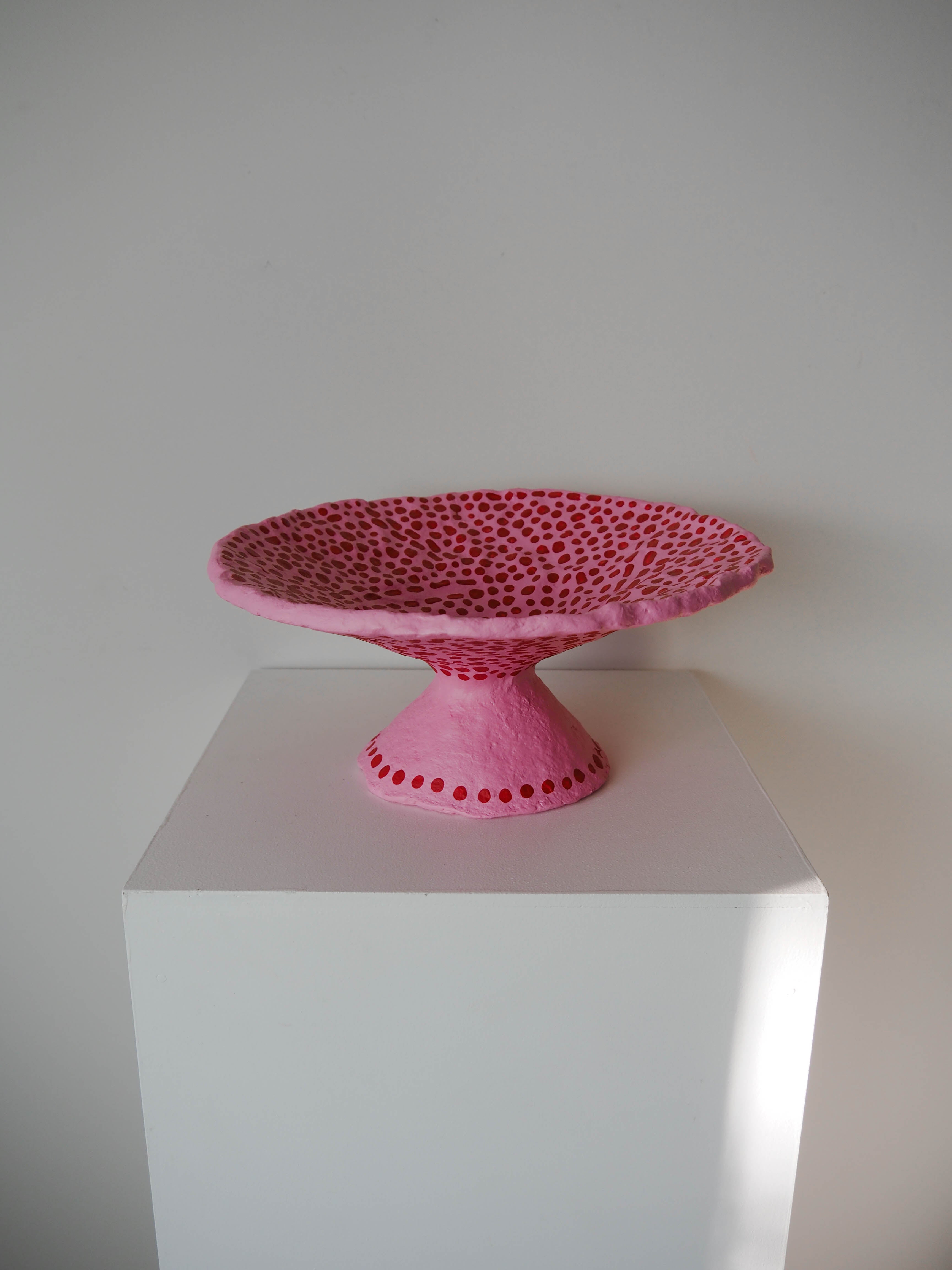 Pedestal in Pink Cheetah