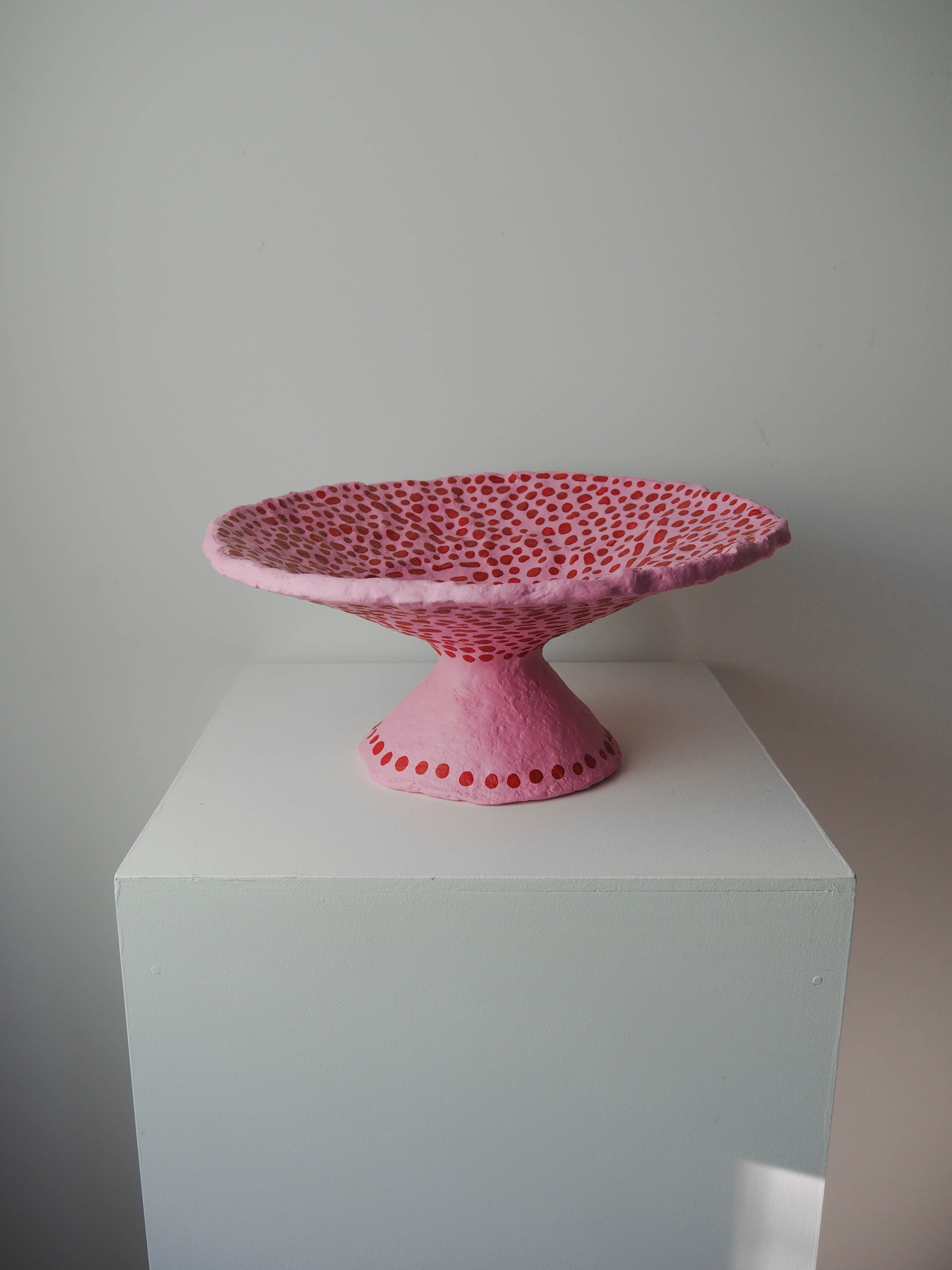 Pedestal in Pink Cheetah
