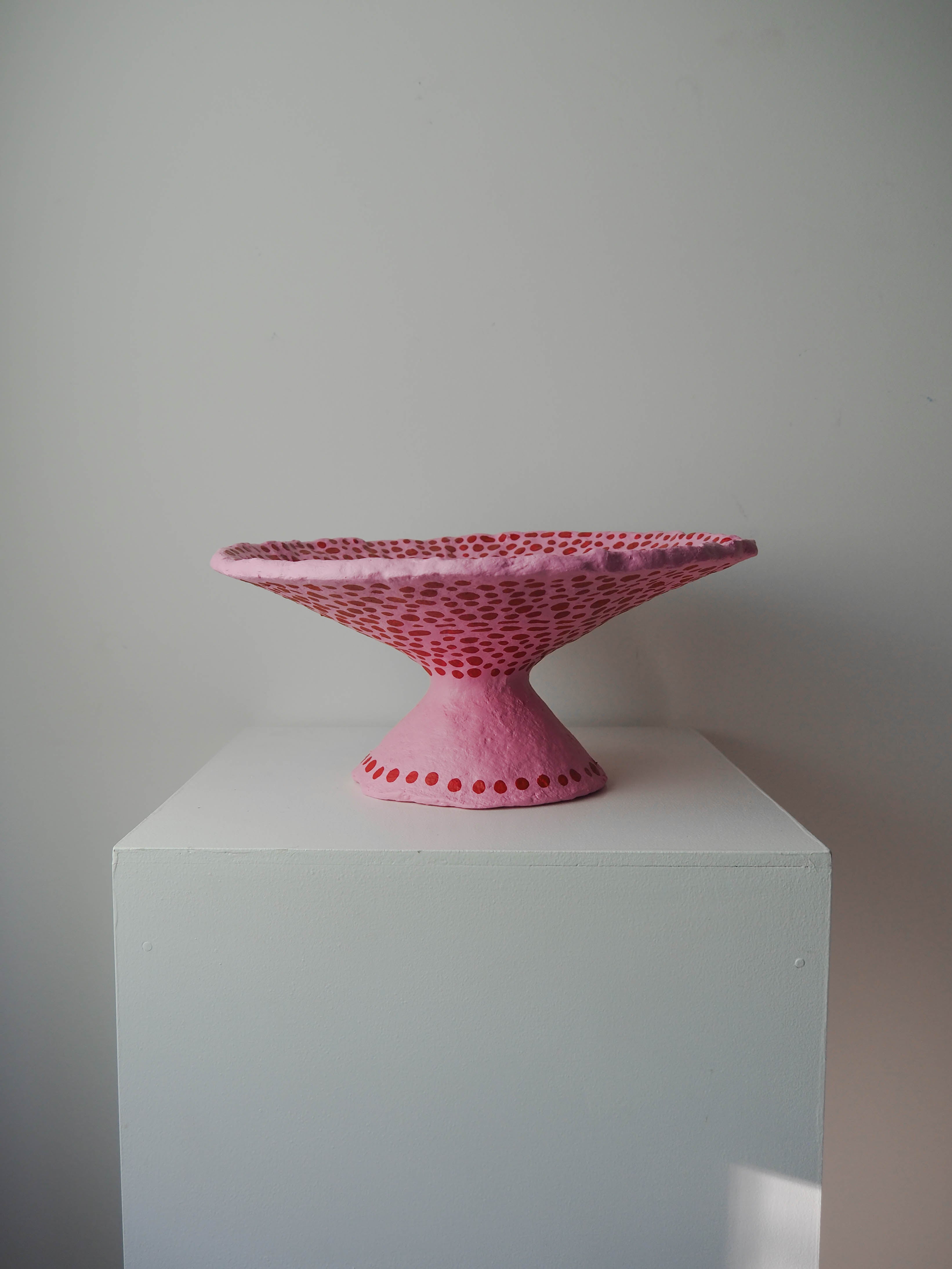 Pedestal in Pink Cheetah