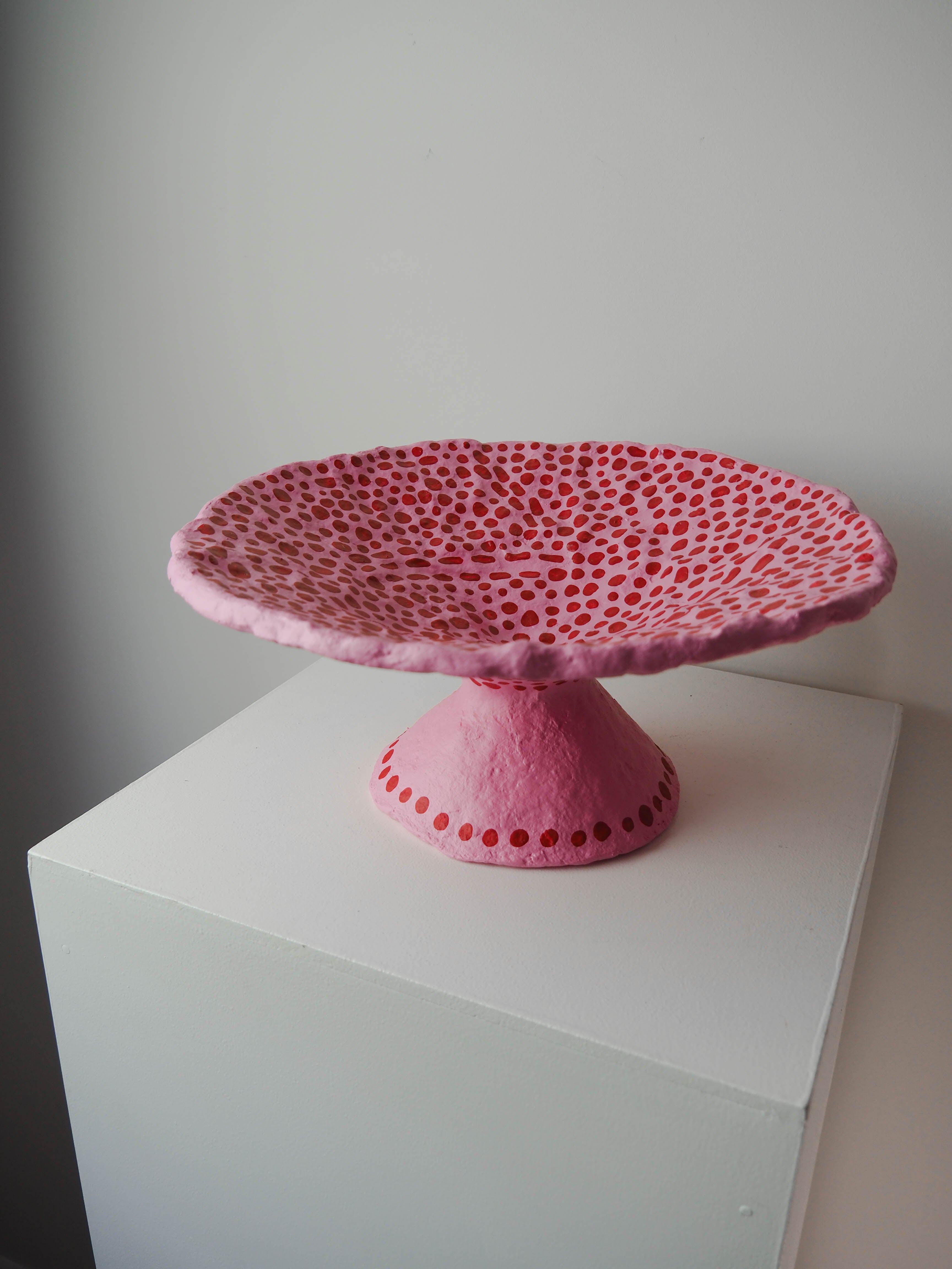 Pedestal in Pink Cheetah