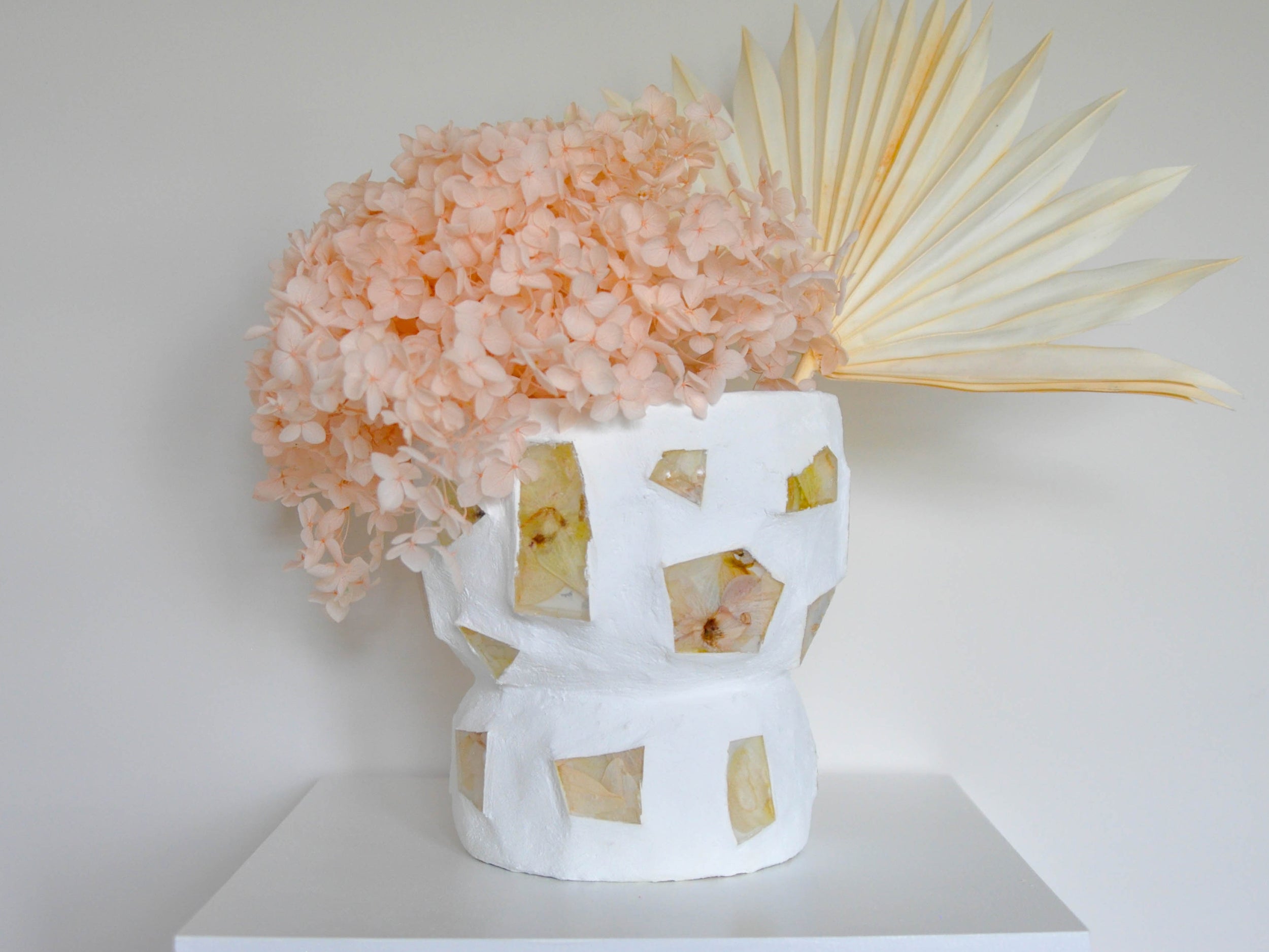 Ceramic Vase - Preserved Flowers