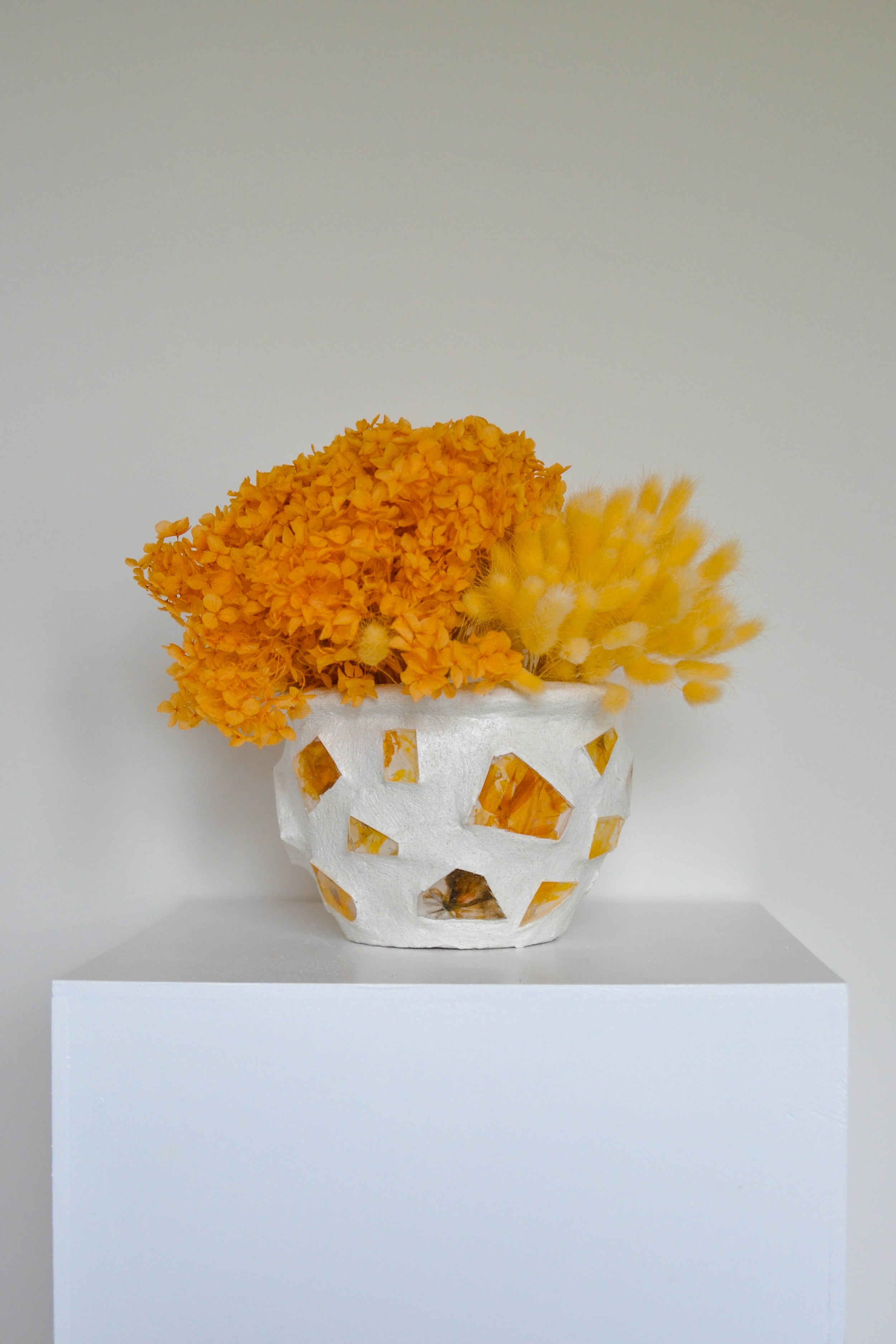 Pottery Vase - Preserved Flowers - Ceramic Planter