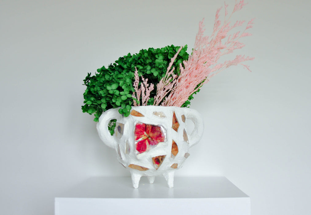 Preserved Flowers - Mosaic Vase
