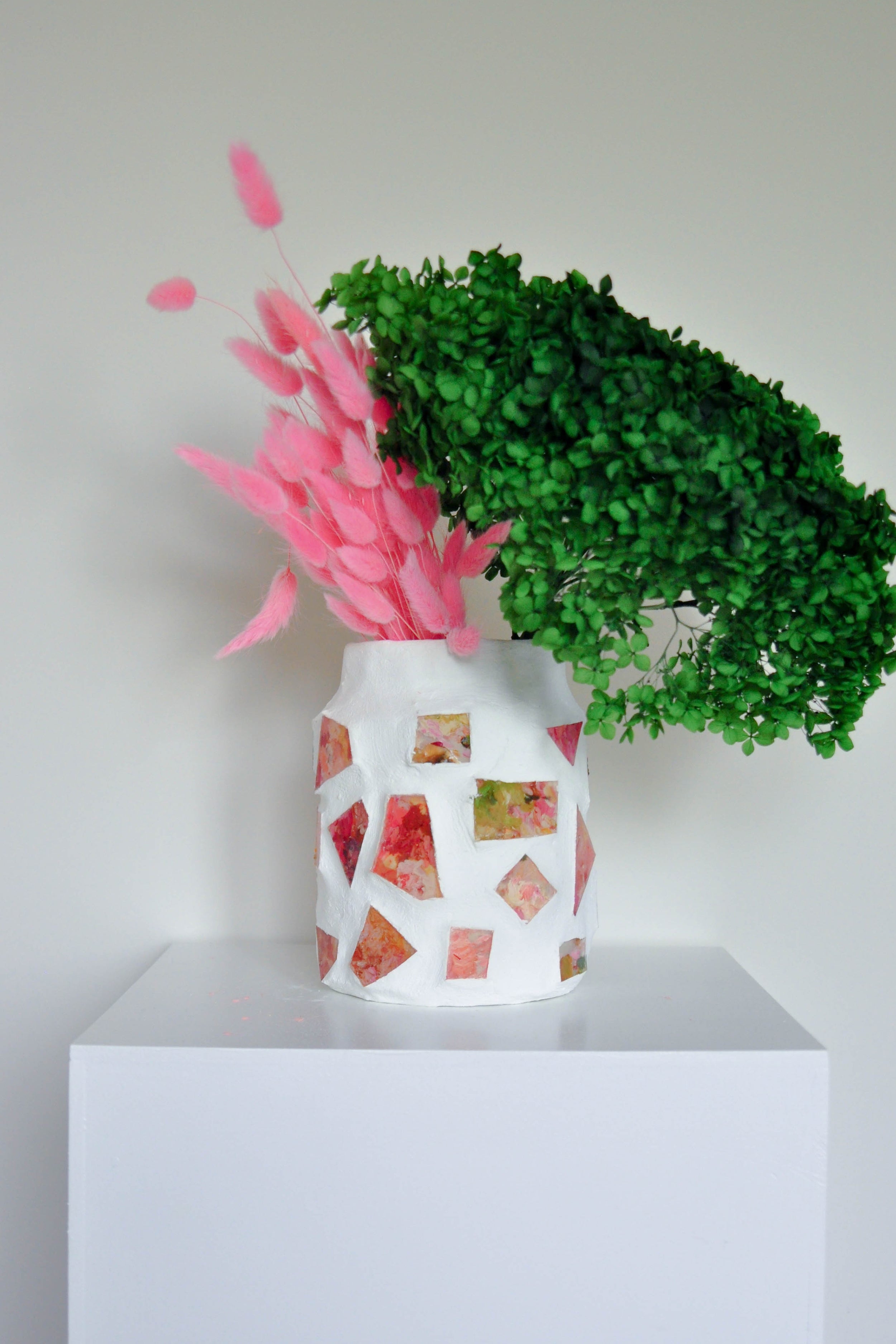 Modern White Vase - Locally Made Perth
