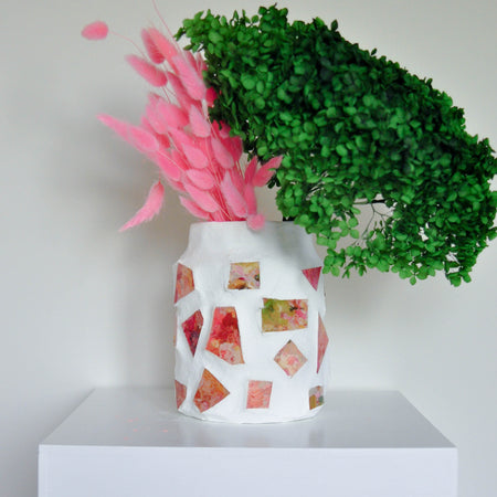 Handmade Ceramic Vessel - Mosaic Vase