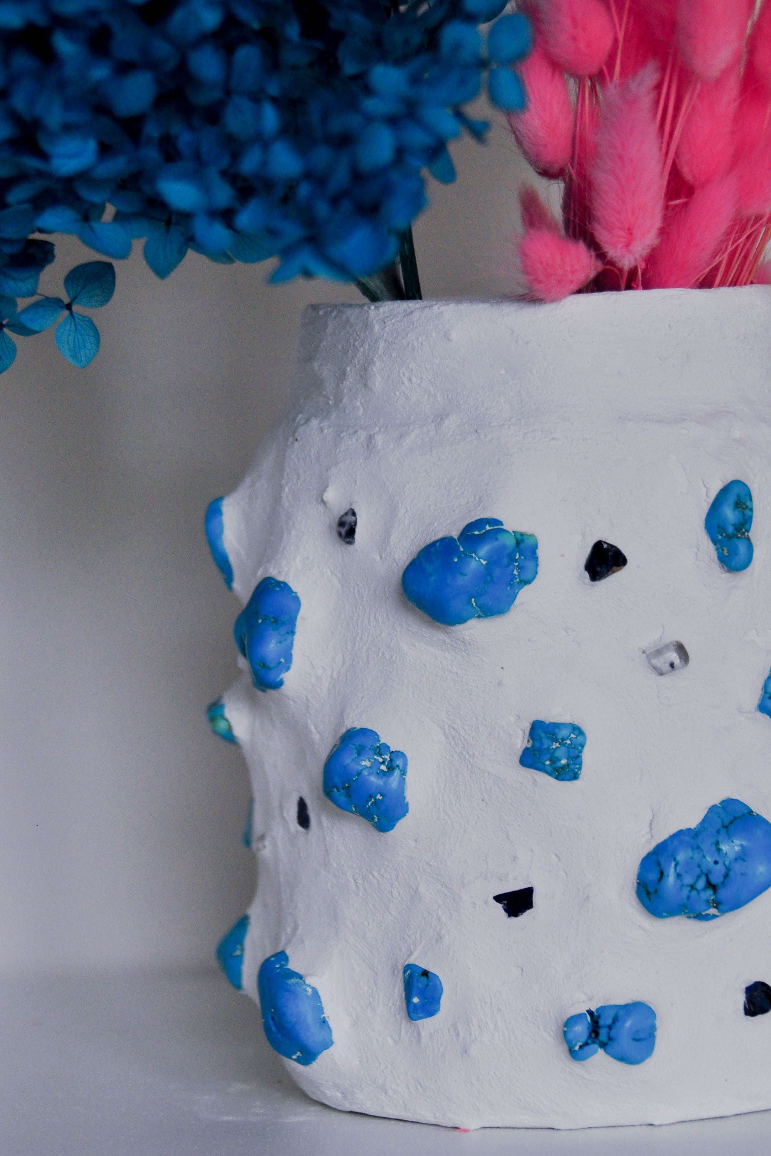 Blue Stones Vase