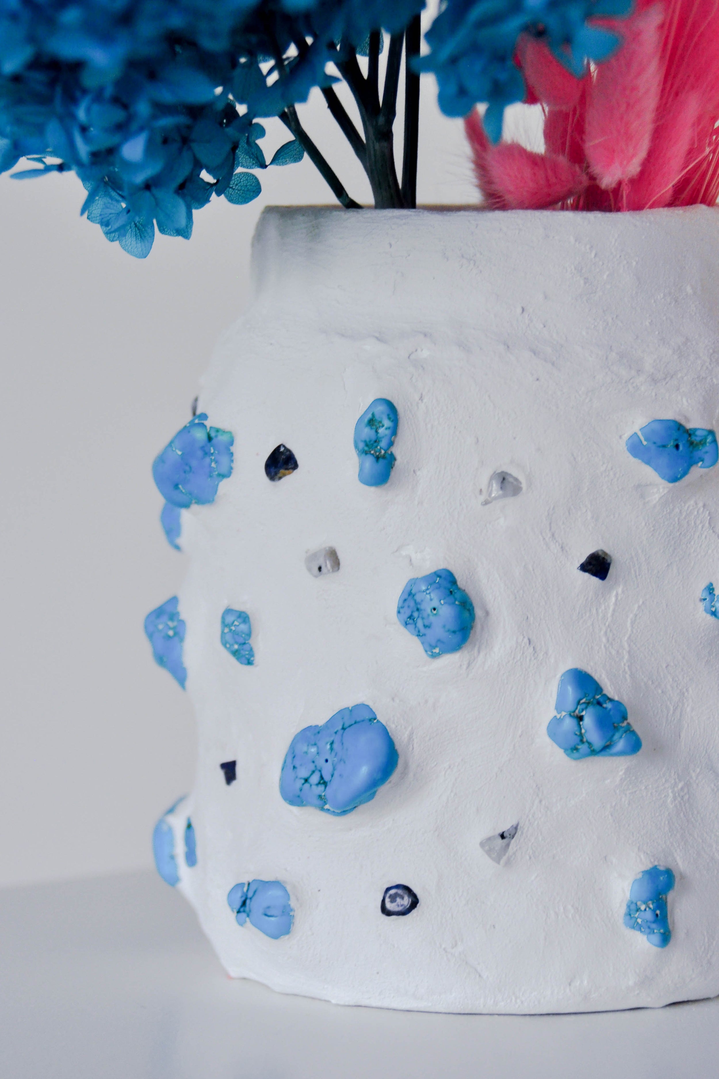 Blue Stones Vase