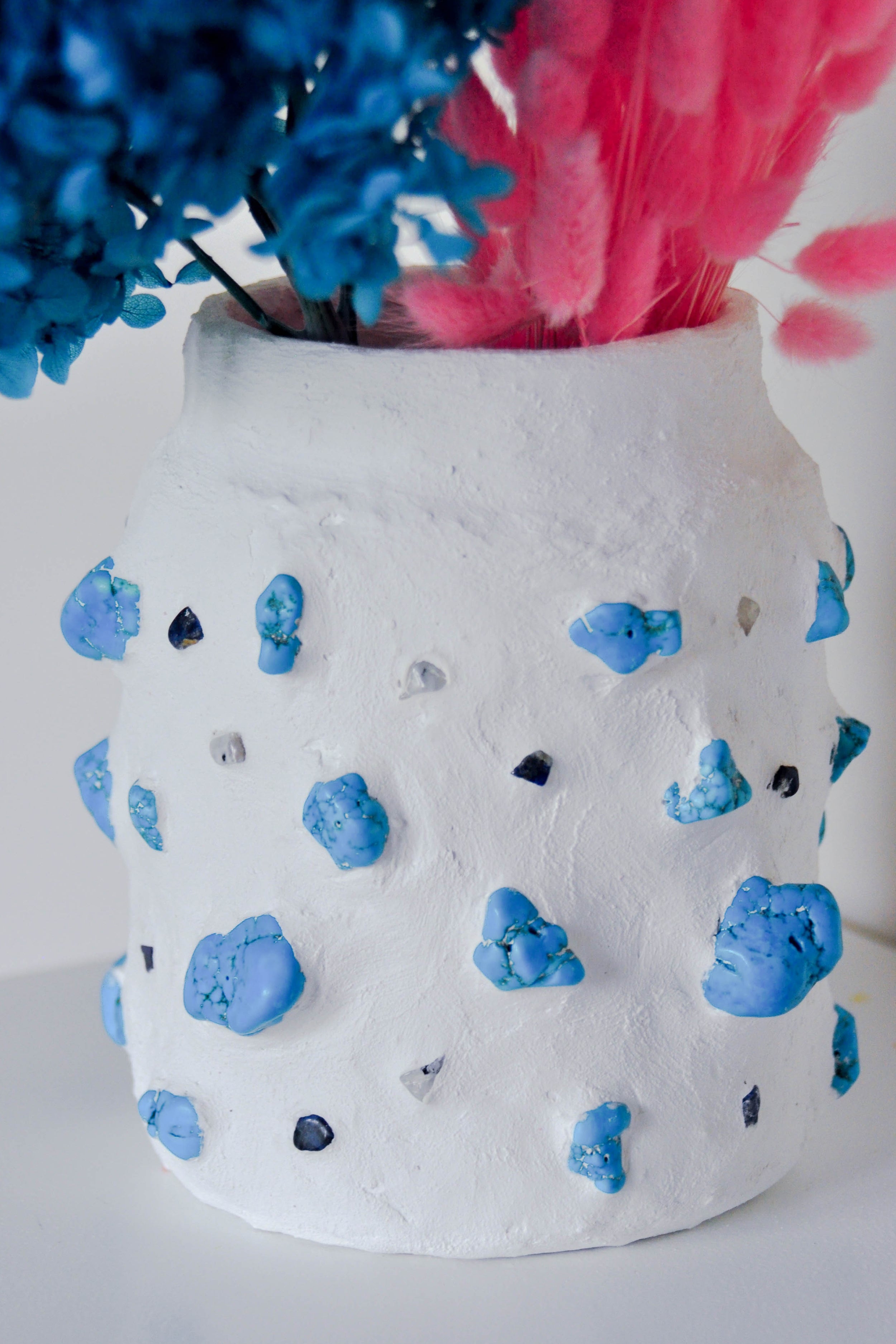 Blue Stones Vase