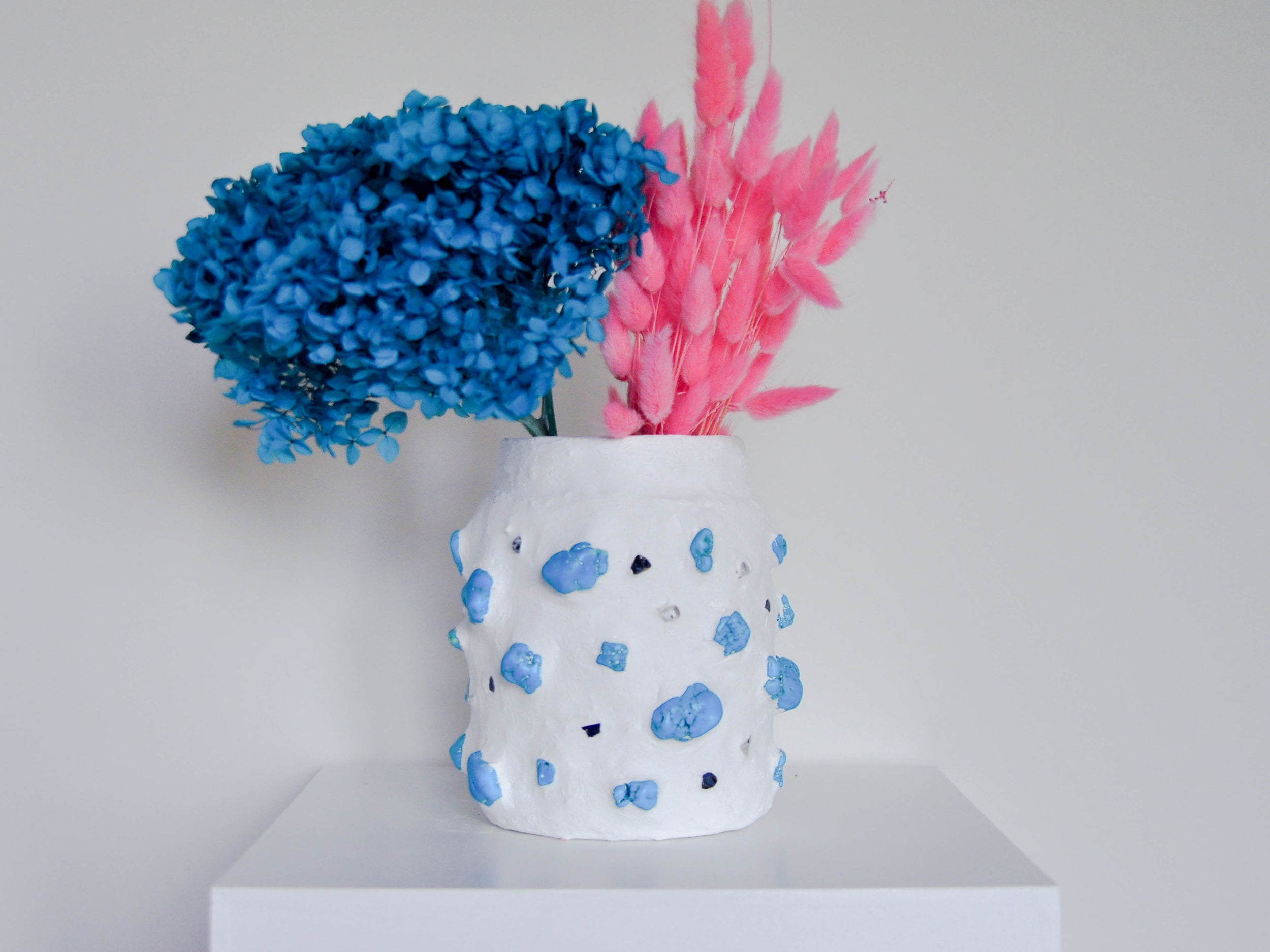 Blue Stones Vase