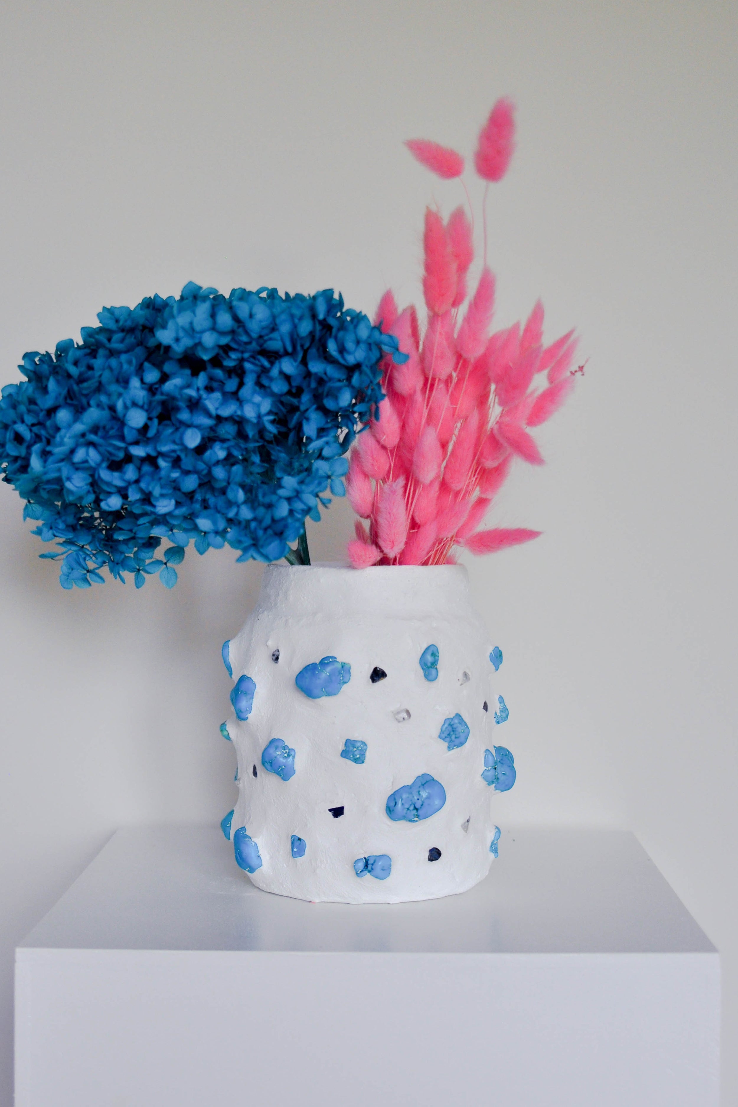 Blue Stones Vase
