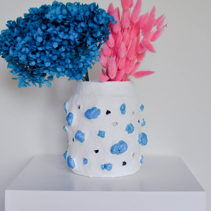 Blue Stones Vase