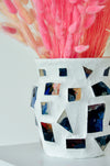 Organic White Vessel - Mosaic Ceramic