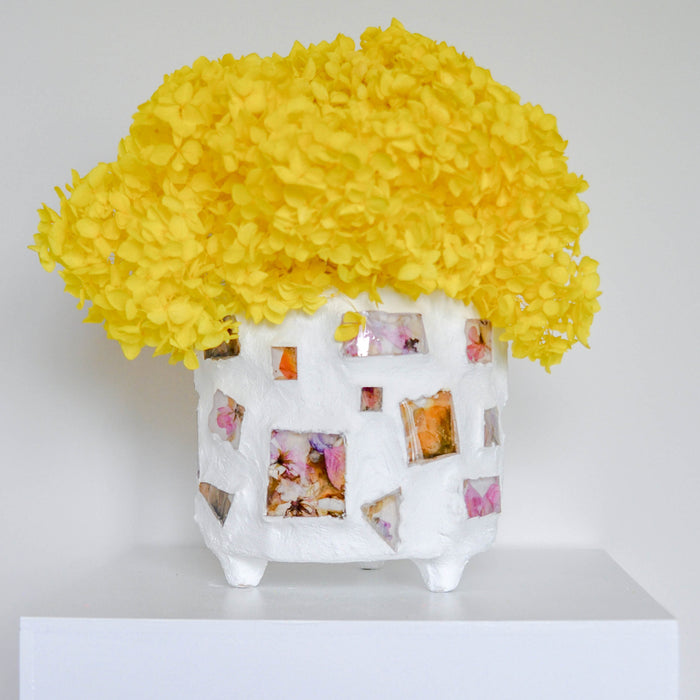 Magenta Flowers Planter