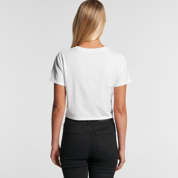 Crop Tee in Vermilion