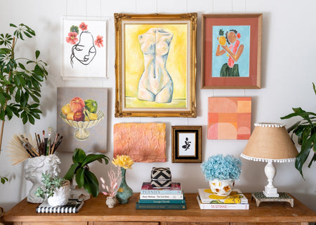 Curated Gallery Wall - Original Artwork Online