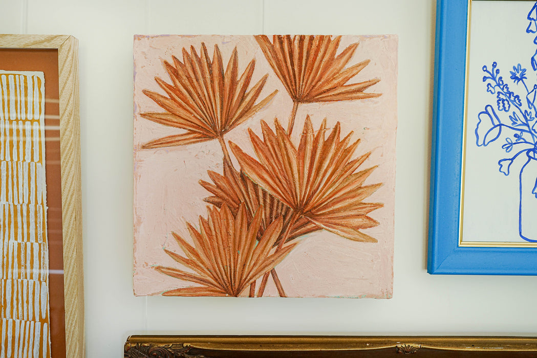 Sienna Terre Gallery Wall - Terre Palms Textured Art