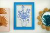 Sienna Terre Gallery Wall - Cobolt Blue Posy Upcycled Frame