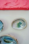 Greenlip Abalone Shell with Wave Scene Painting