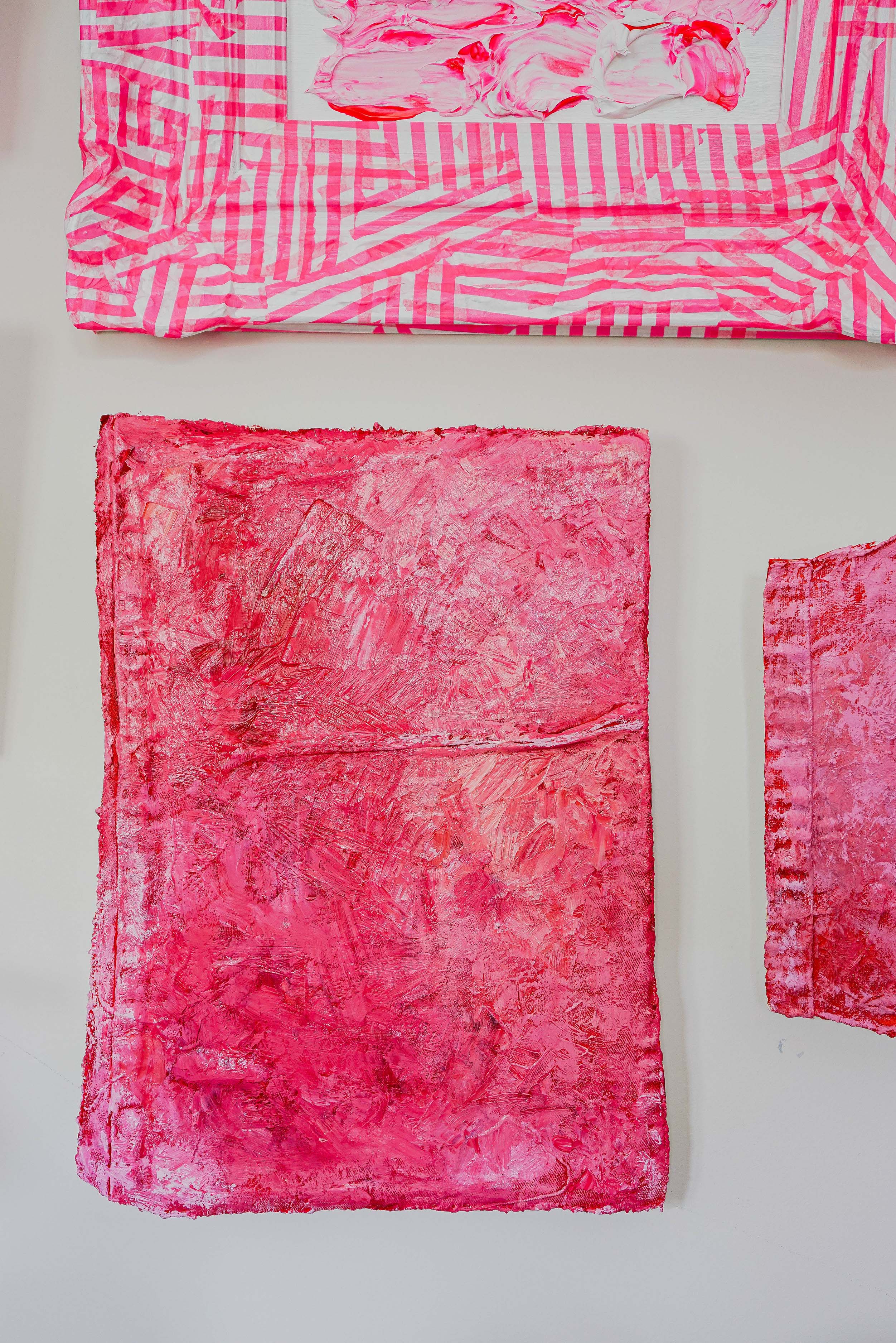 Pink Bits Gallery Wall