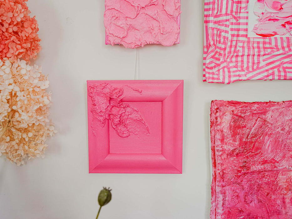 Pink Bits Gallery Wall