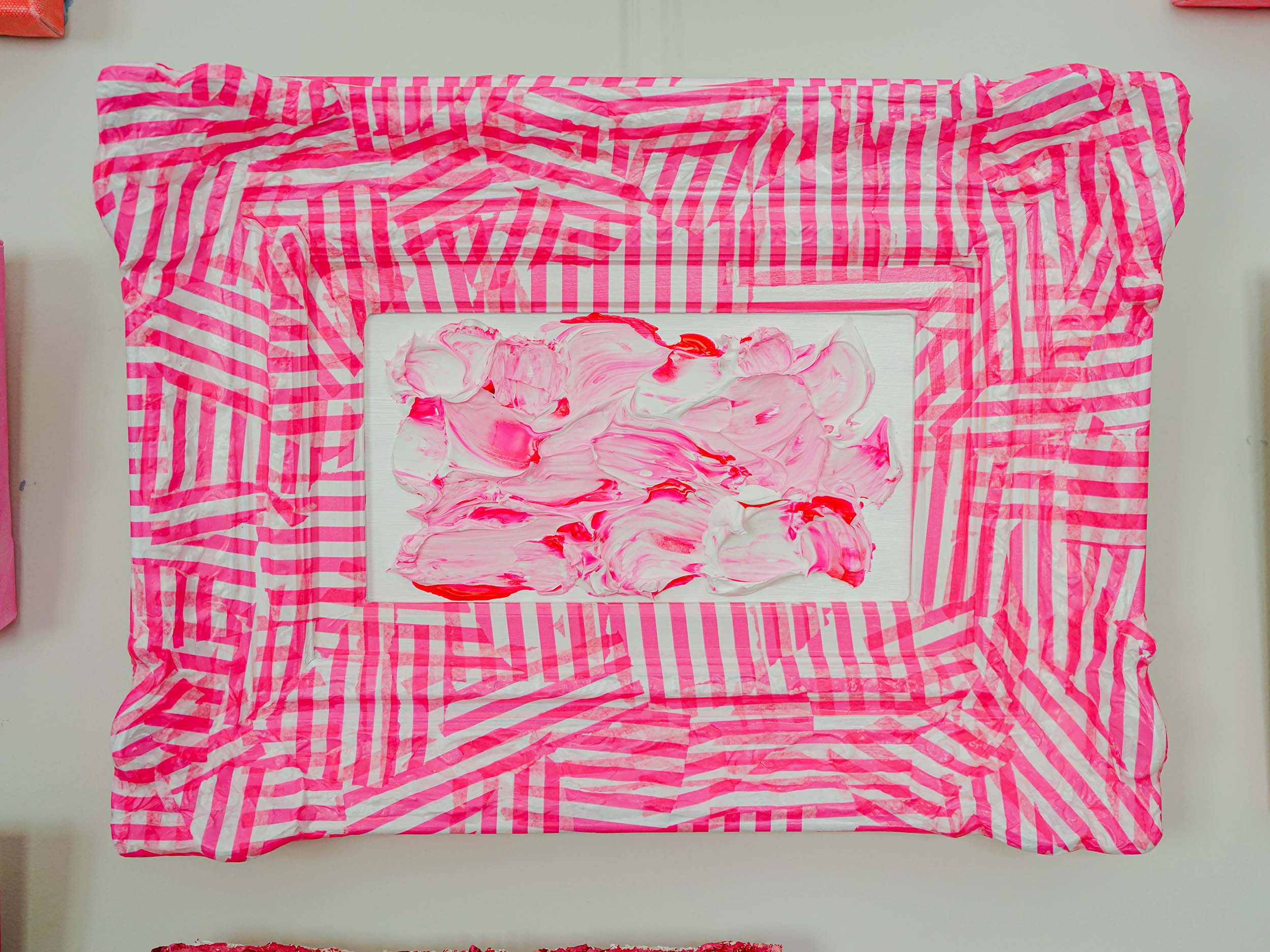 Pink Bits Gallery Wall