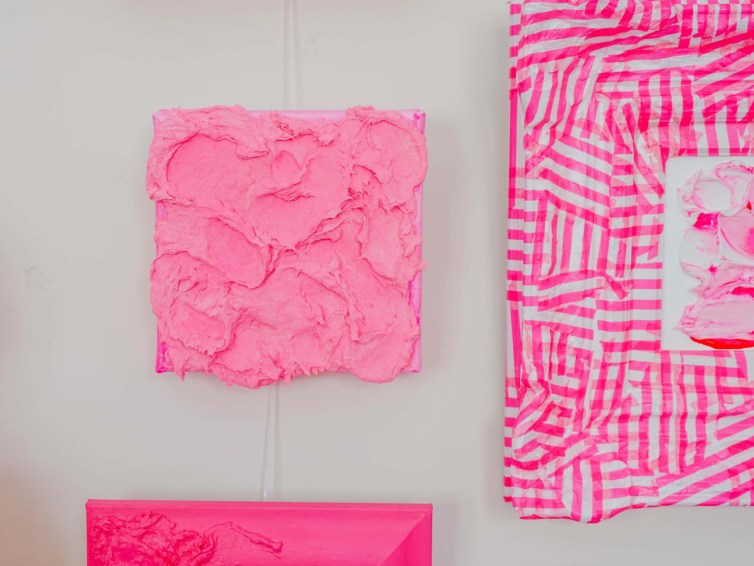 Pink Bits Gallery Wall