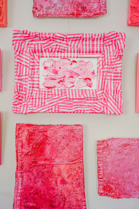 Pink Bits Gallery Wall