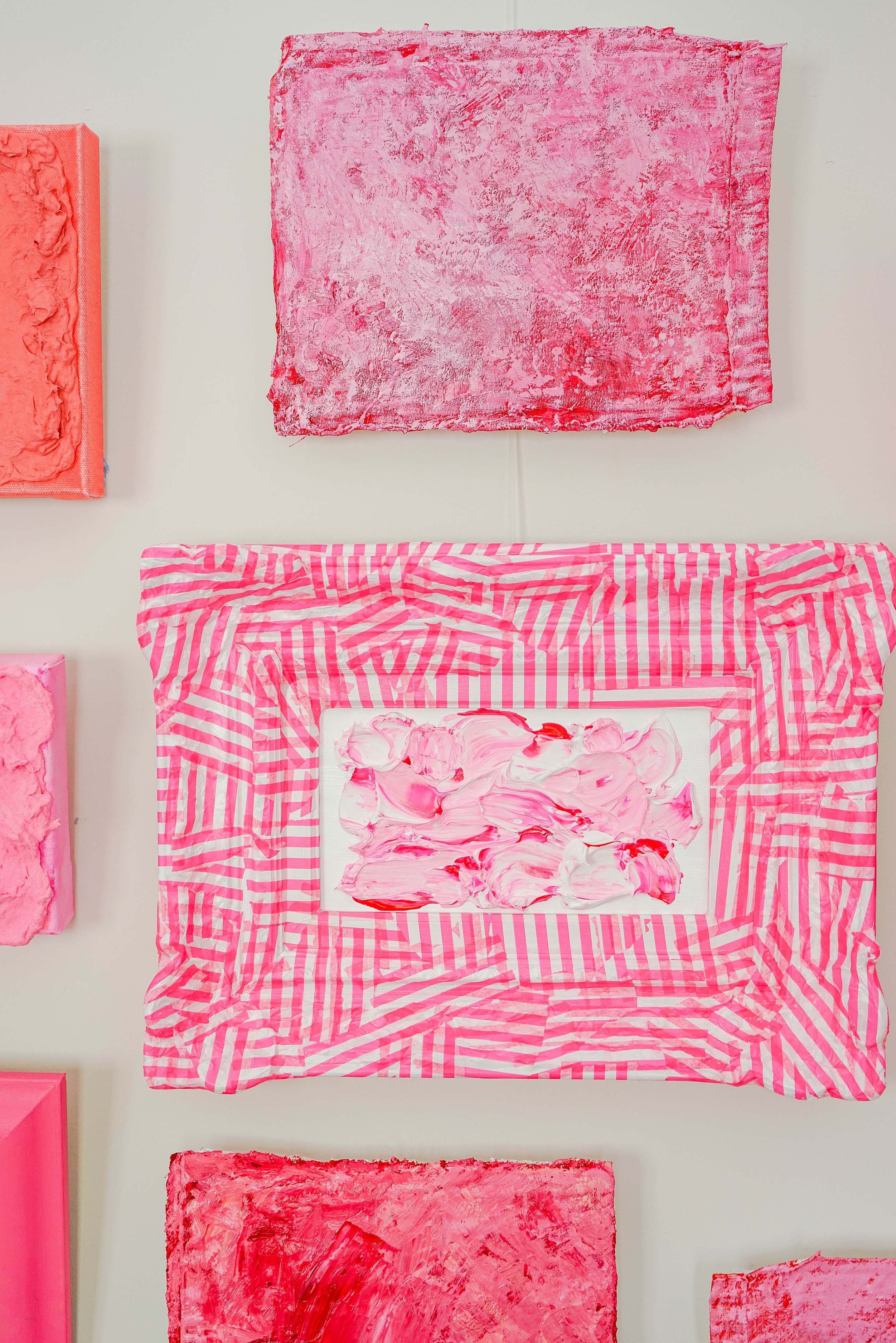 Pink Bits Gallery Wall