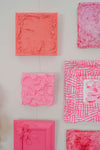 Textured 3D art - neon pink