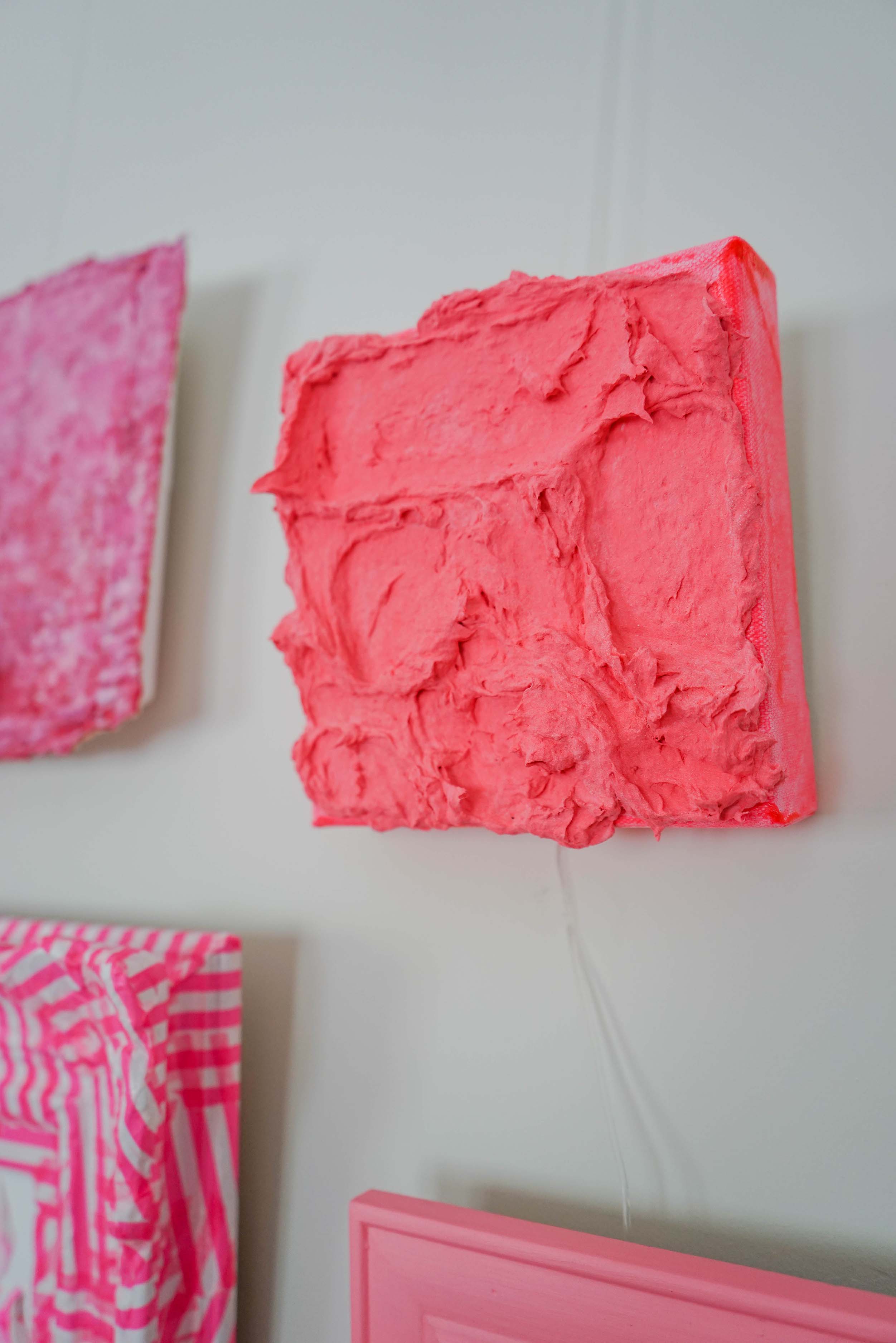 Pink Bits Gallery Wall