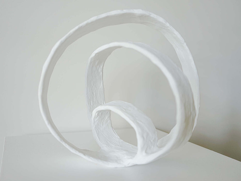 Plaster White Knot