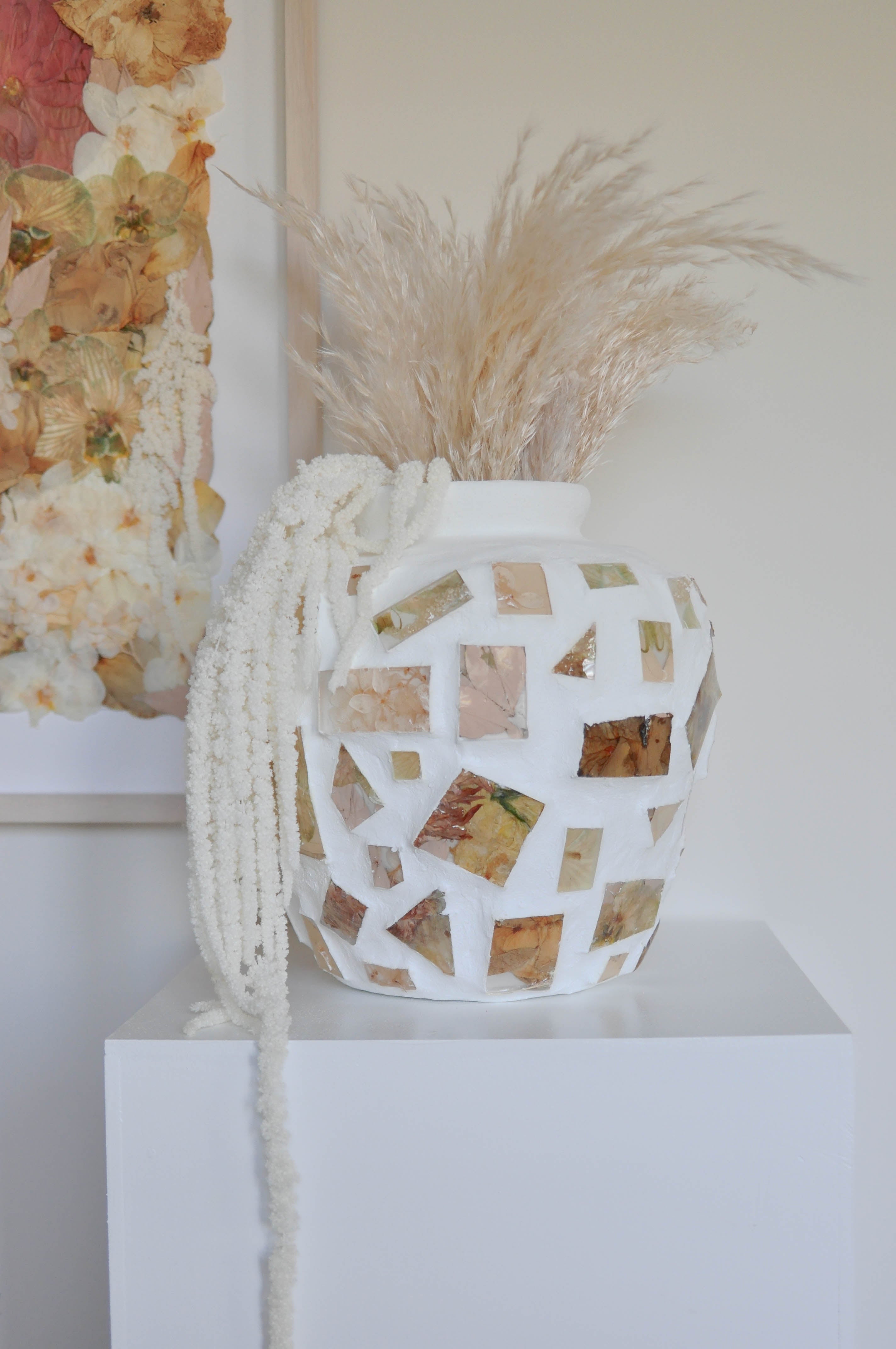 Wedding Bouquet Preserved - Handmade Ceramic Vessel