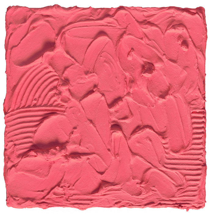 Pink Painted Textural Artwork