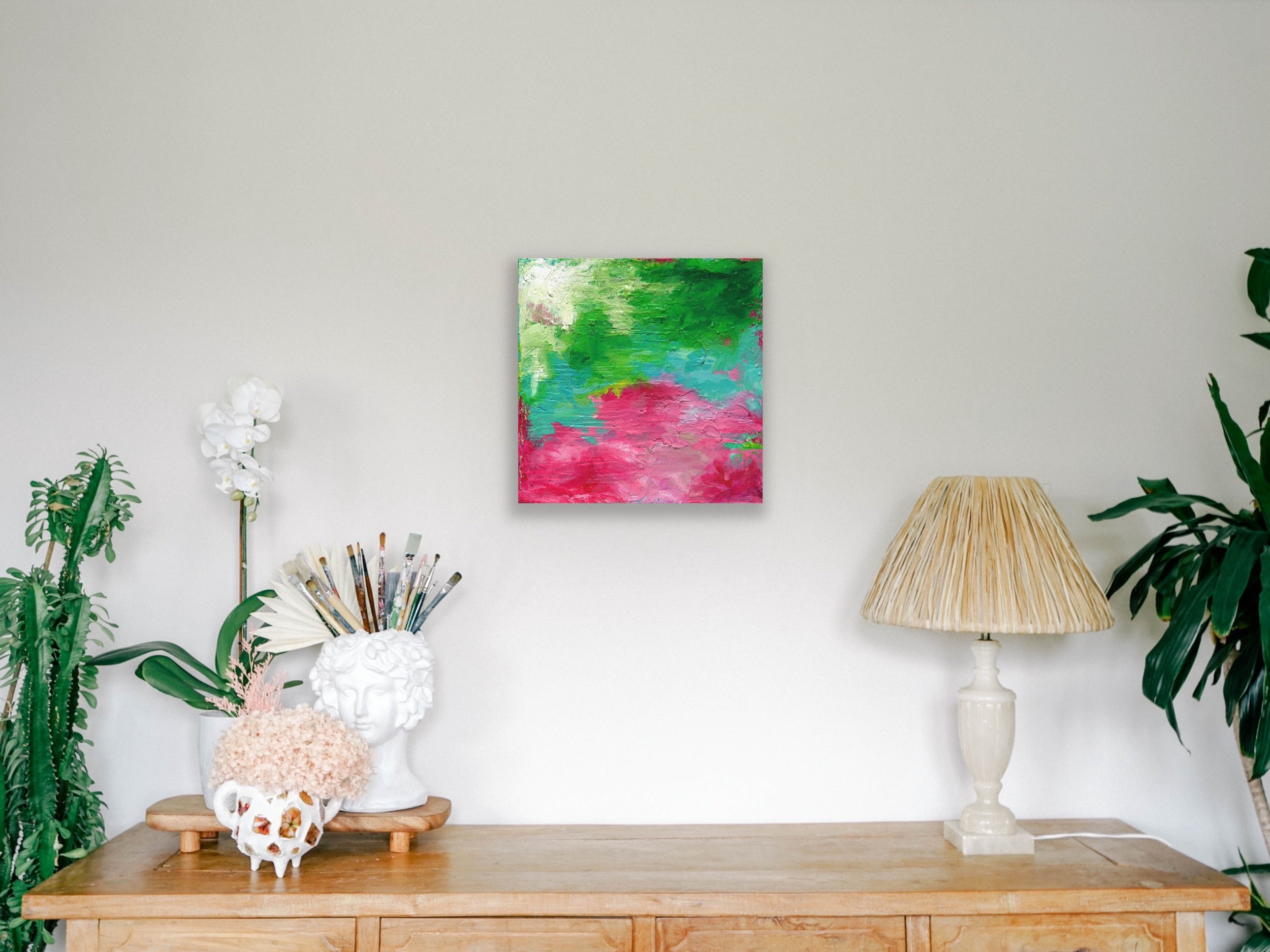 Jewel Texture Abstract - Affordable Art - Canvas Small