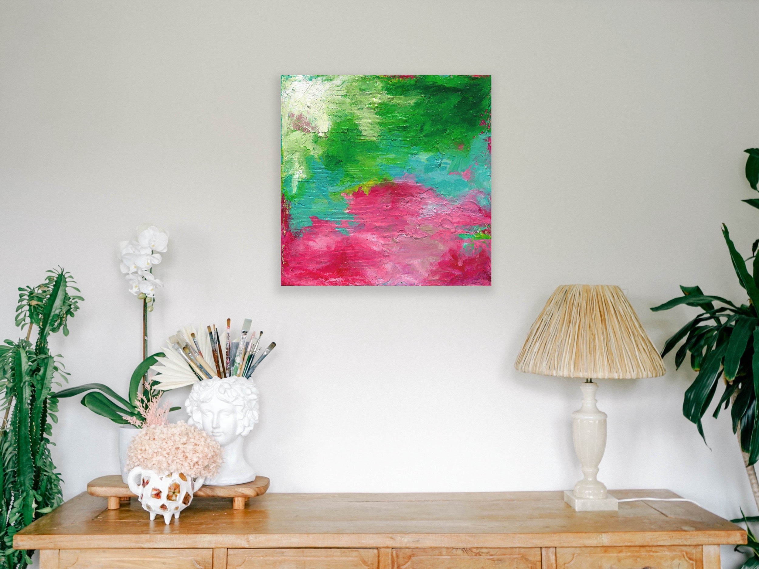 Jewel Texture Abstract - Affordable Art - Canvas Large