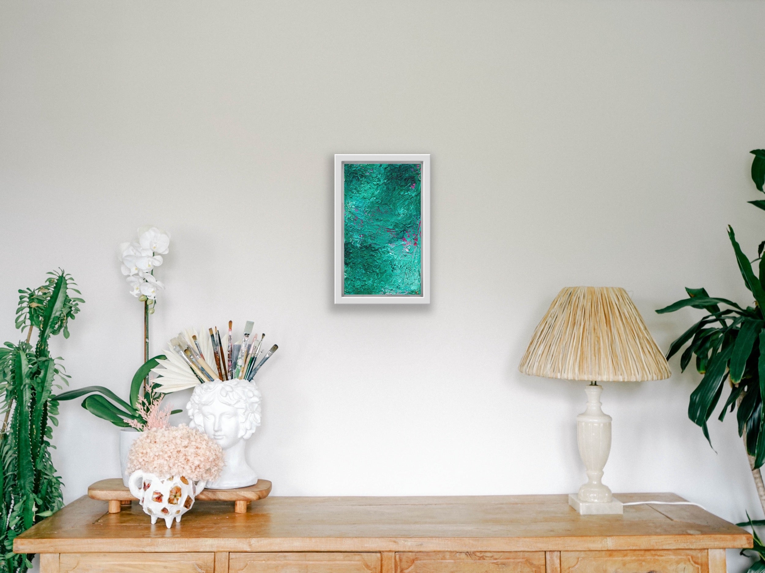 Limited Edition Prints - Viridian Abstract - Canvas Medium